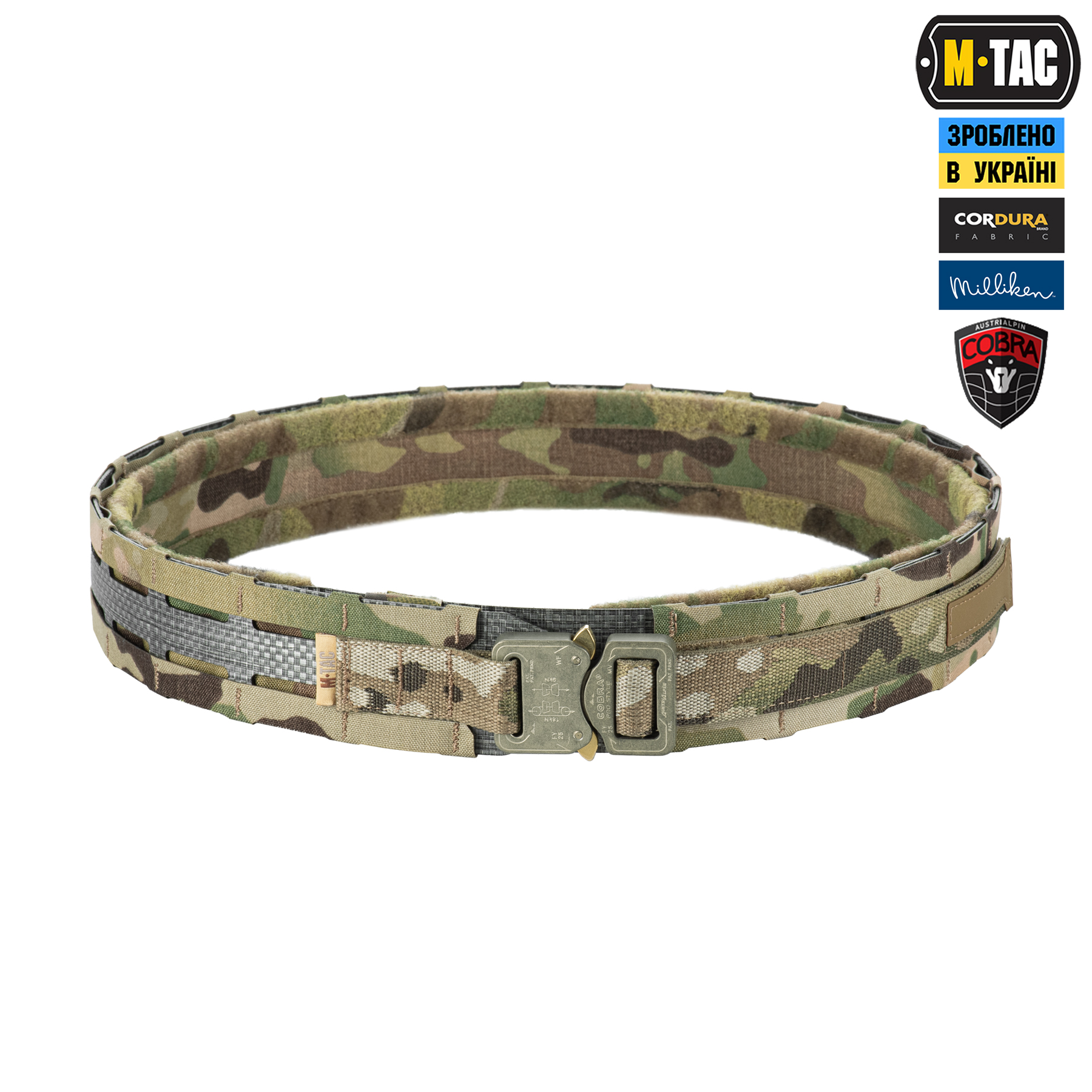 M-Tac ремень Tiger Belt Cobra Buckle Multicam — 2
