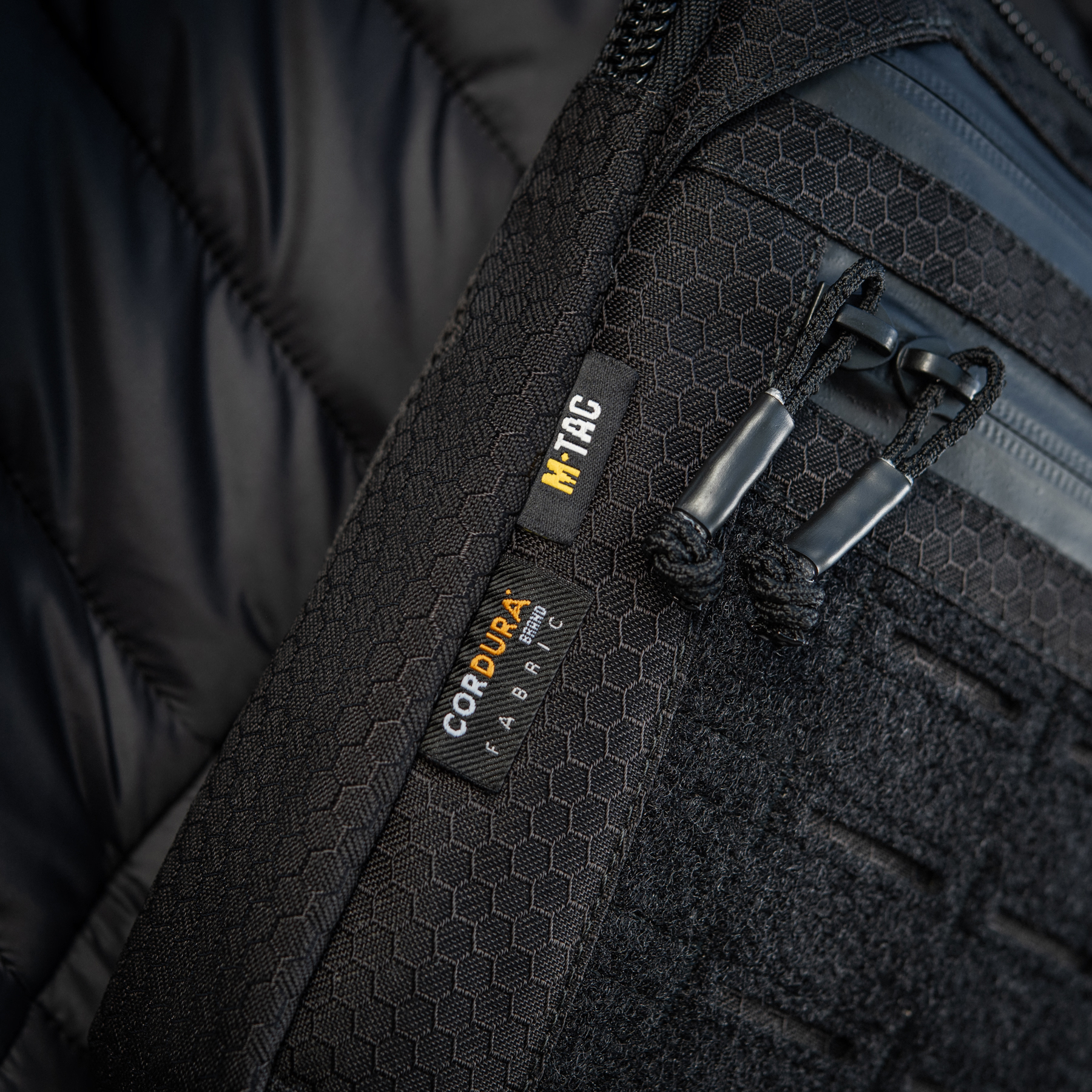 M-Tac сумка Admin Bag Medium Elite с липучкой Hex Black — 19
