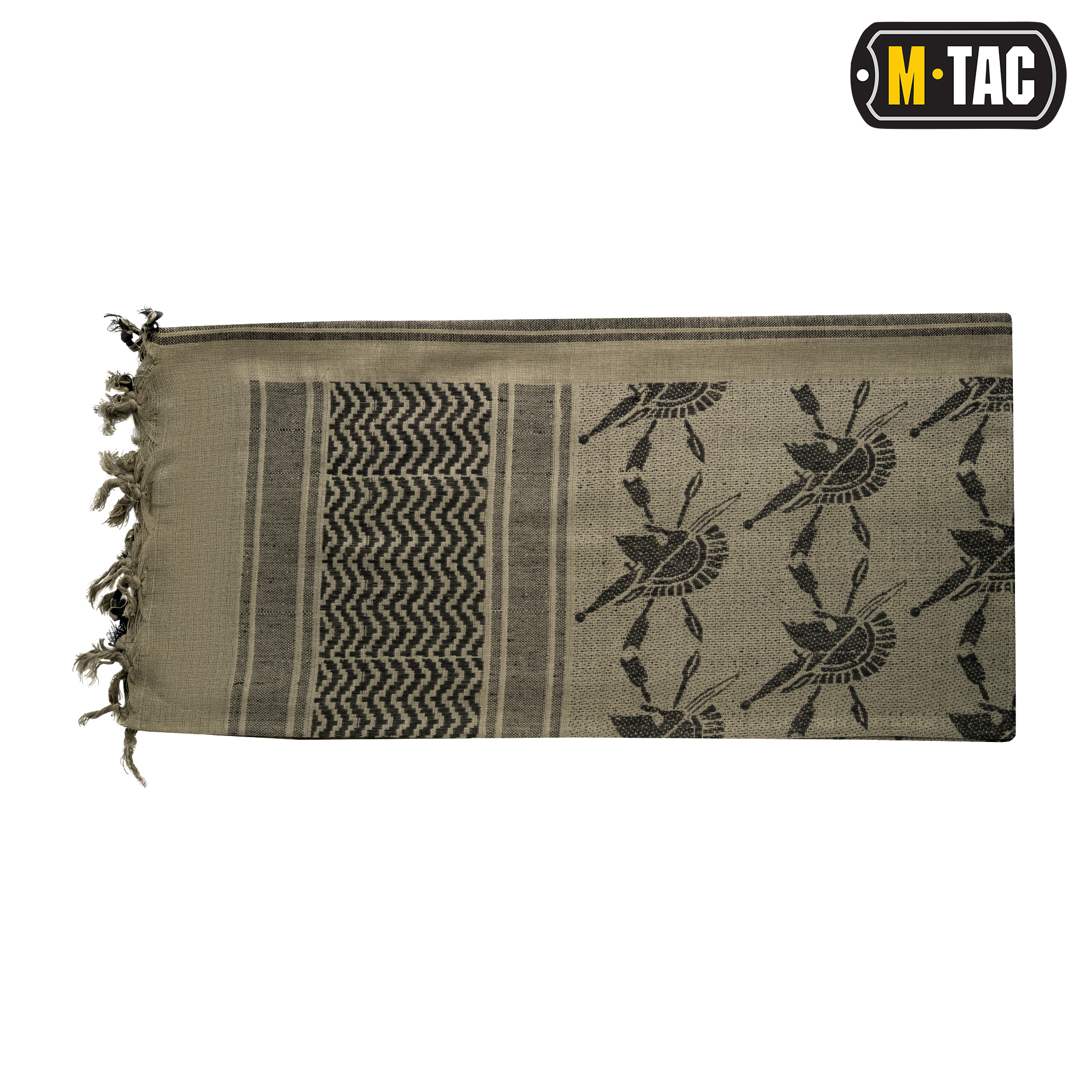 M-Tac шарф шемаг Spartan Foliage Green/Black — 4