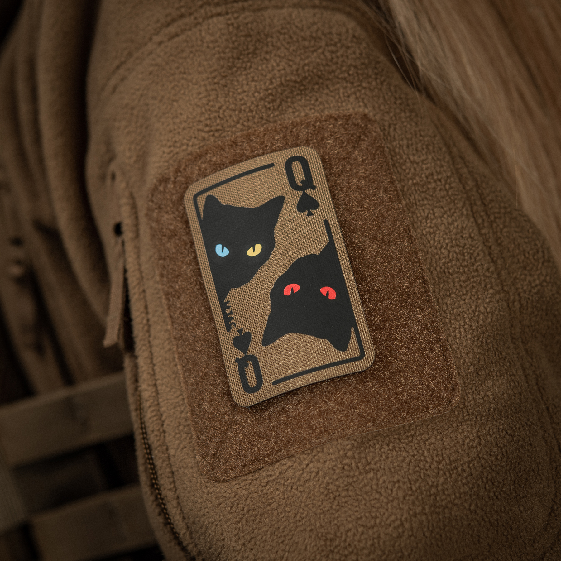 M-Tac нашивка Queen of spades Coyote/Black — 11