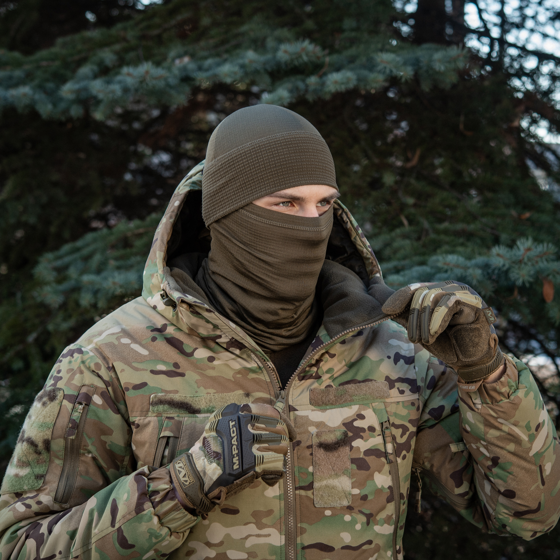 M-Tac шапка-подшлемник Polartec Dark Olive — 12