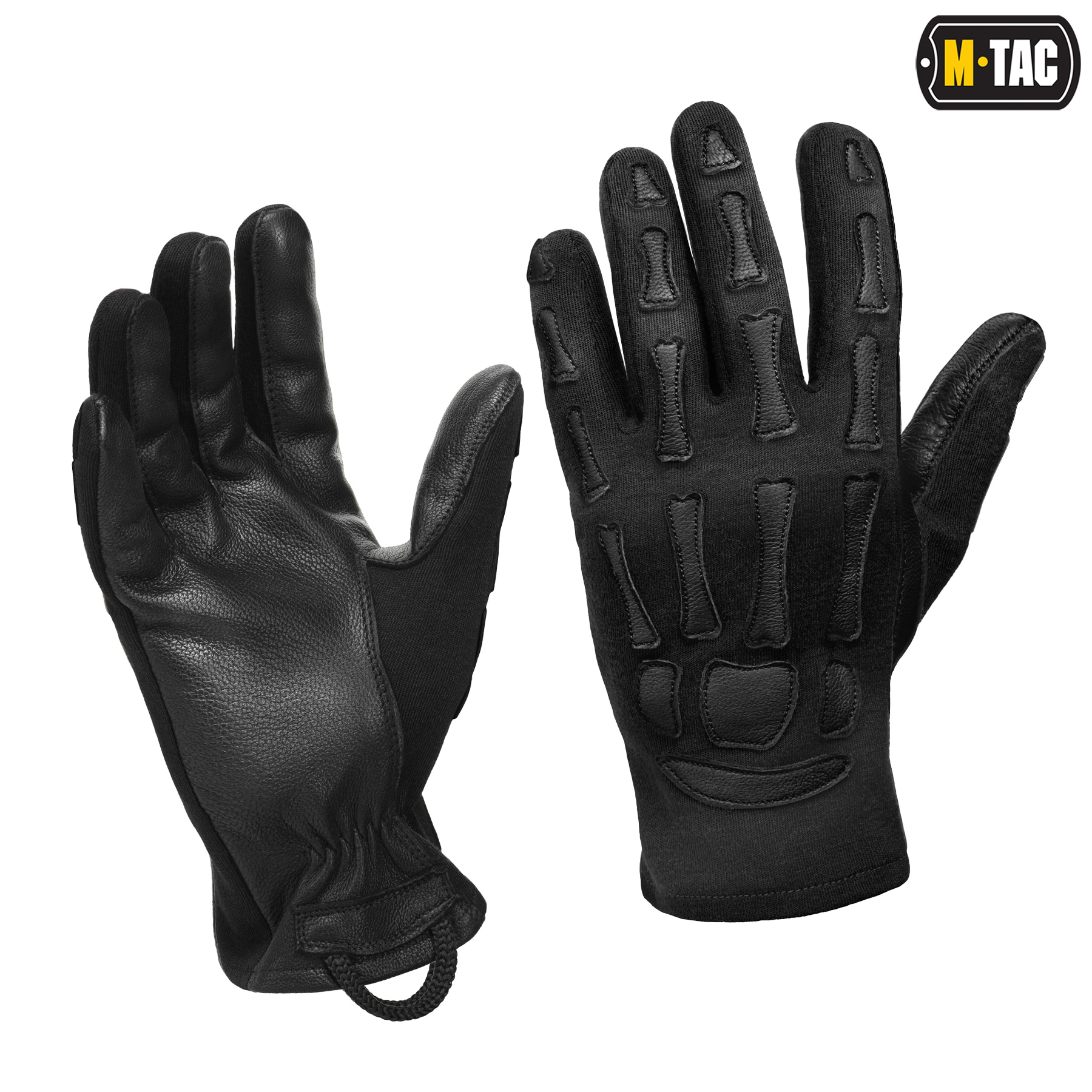 M-Tac перчатки Skeleton Nomex Black — 2