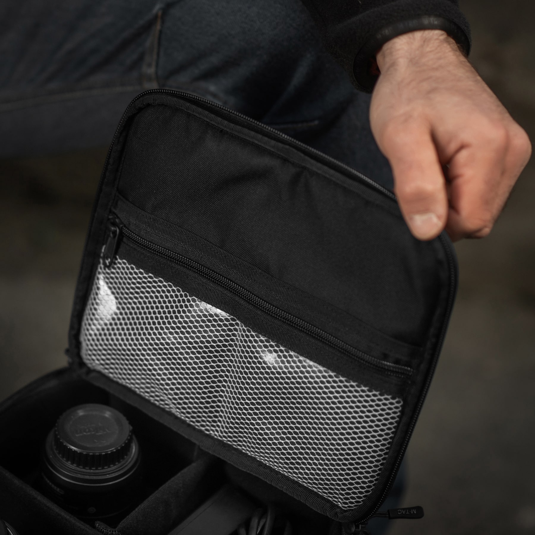 M-Tac органайзер утилитарный Hardshell Utility box L Black — 25
