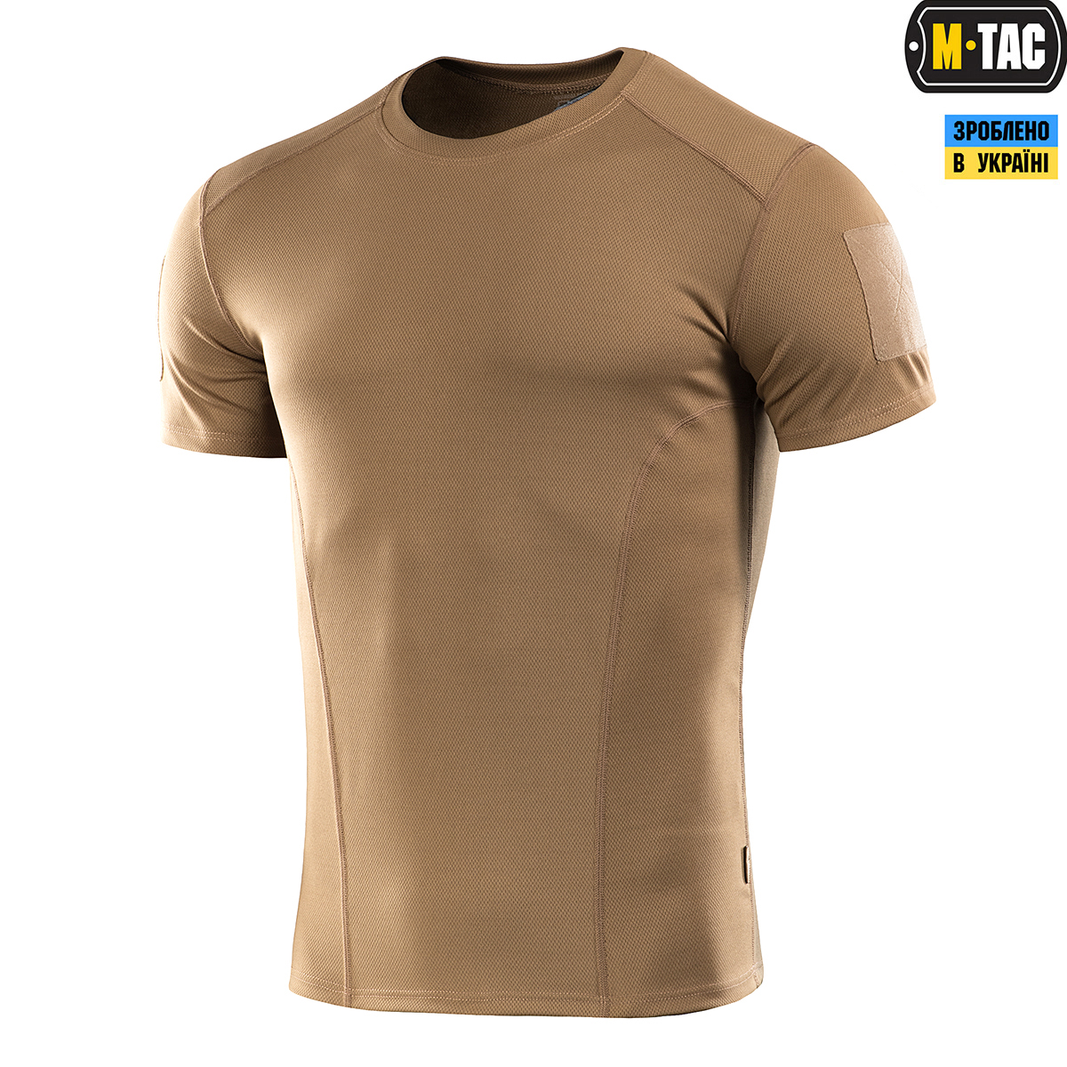 M-Tac футболка потовідвідна Athletic Velcro Coyote Brown