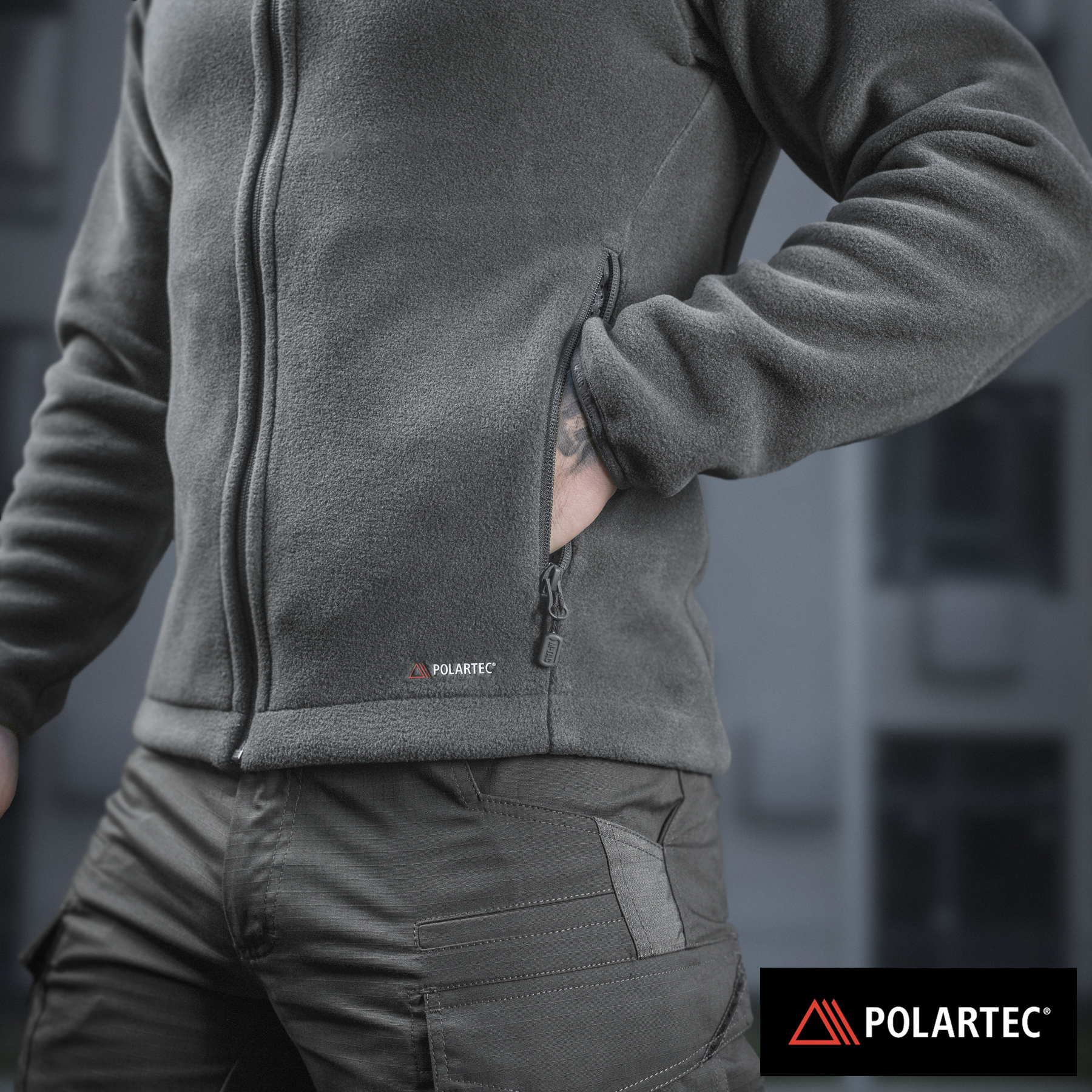 M-Tac кофта Nord Fleece Polartec Dark Grey — 17