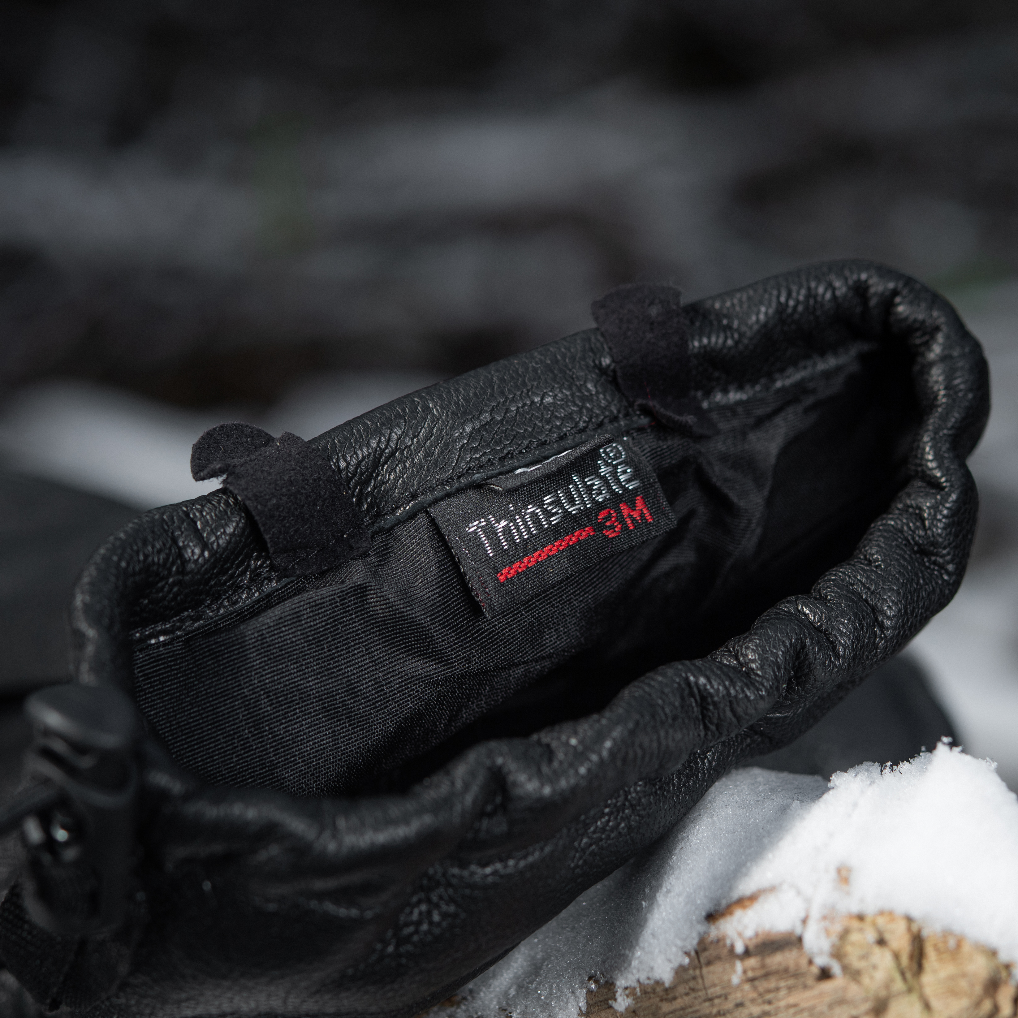 M-Tac перчатки зимние кожаные Black — 13