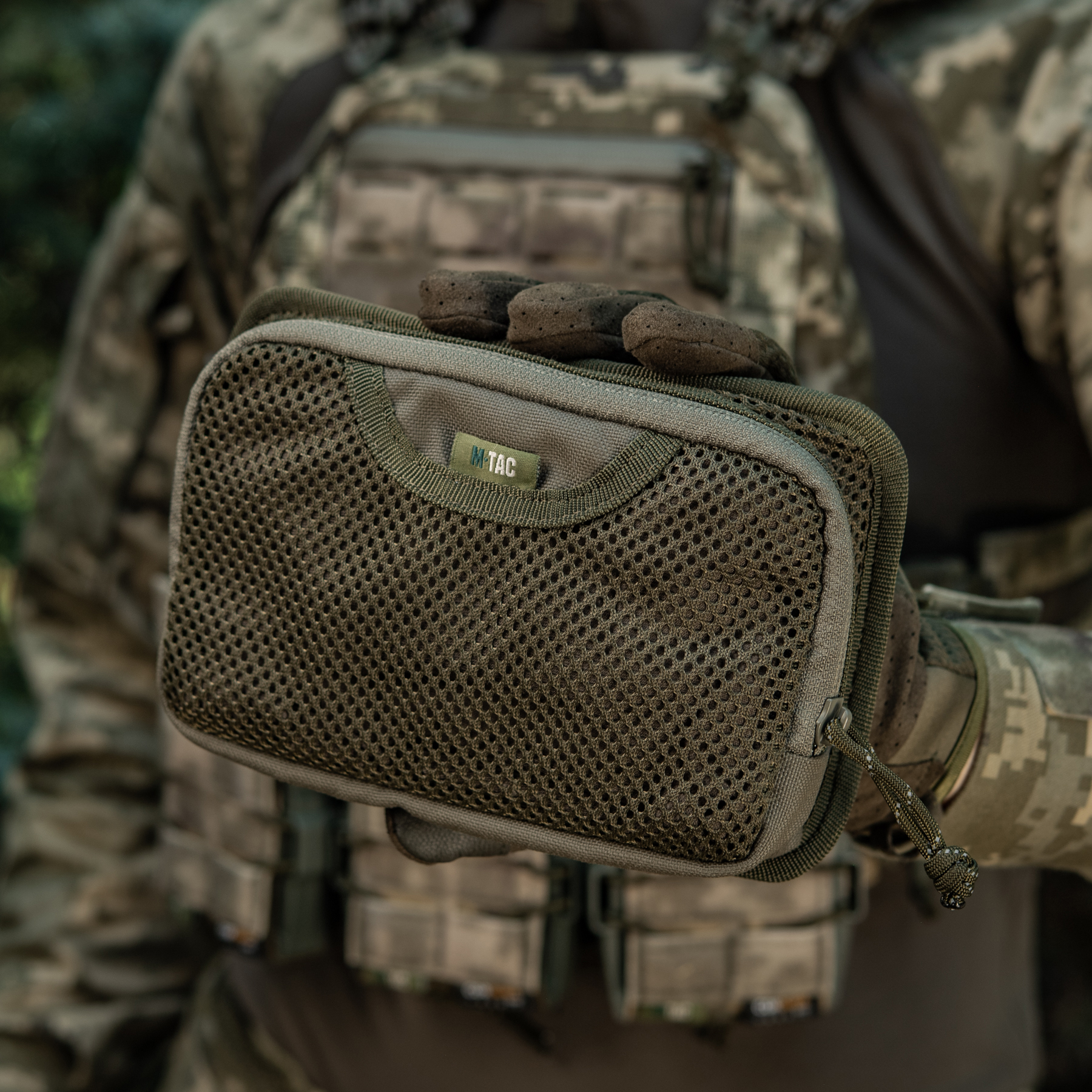 M-Tac вставка модульная карман на молнии Ranger Green — 4