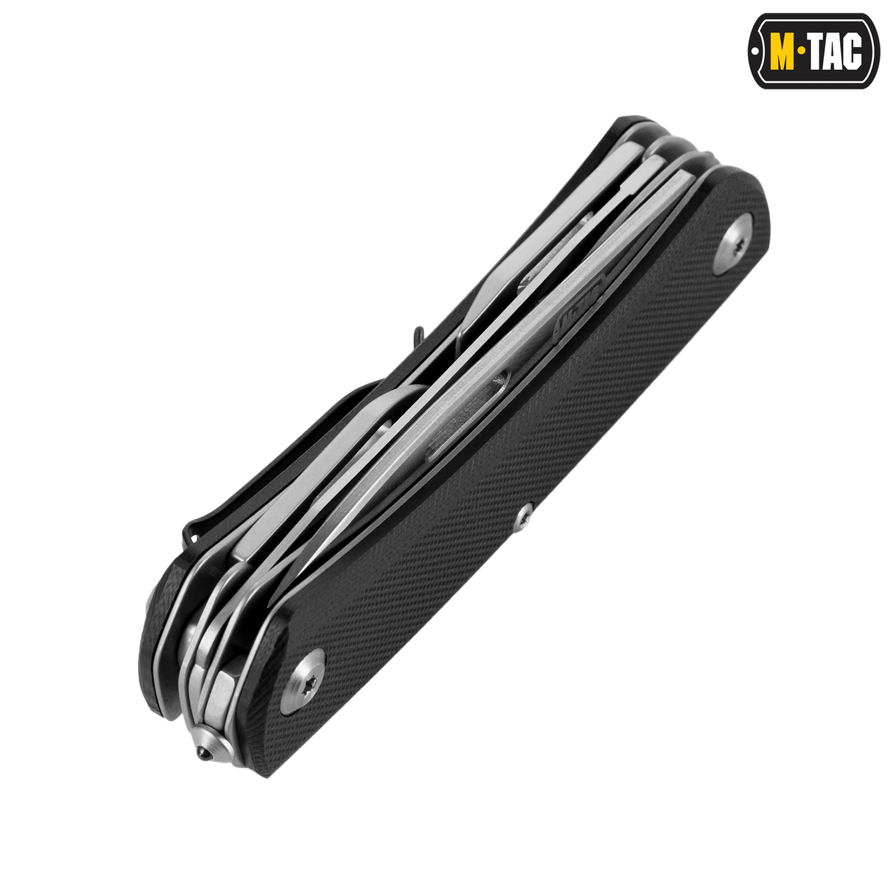 M-Tac нож складной Type 9 (6 инструментов) Black/Steel — 7