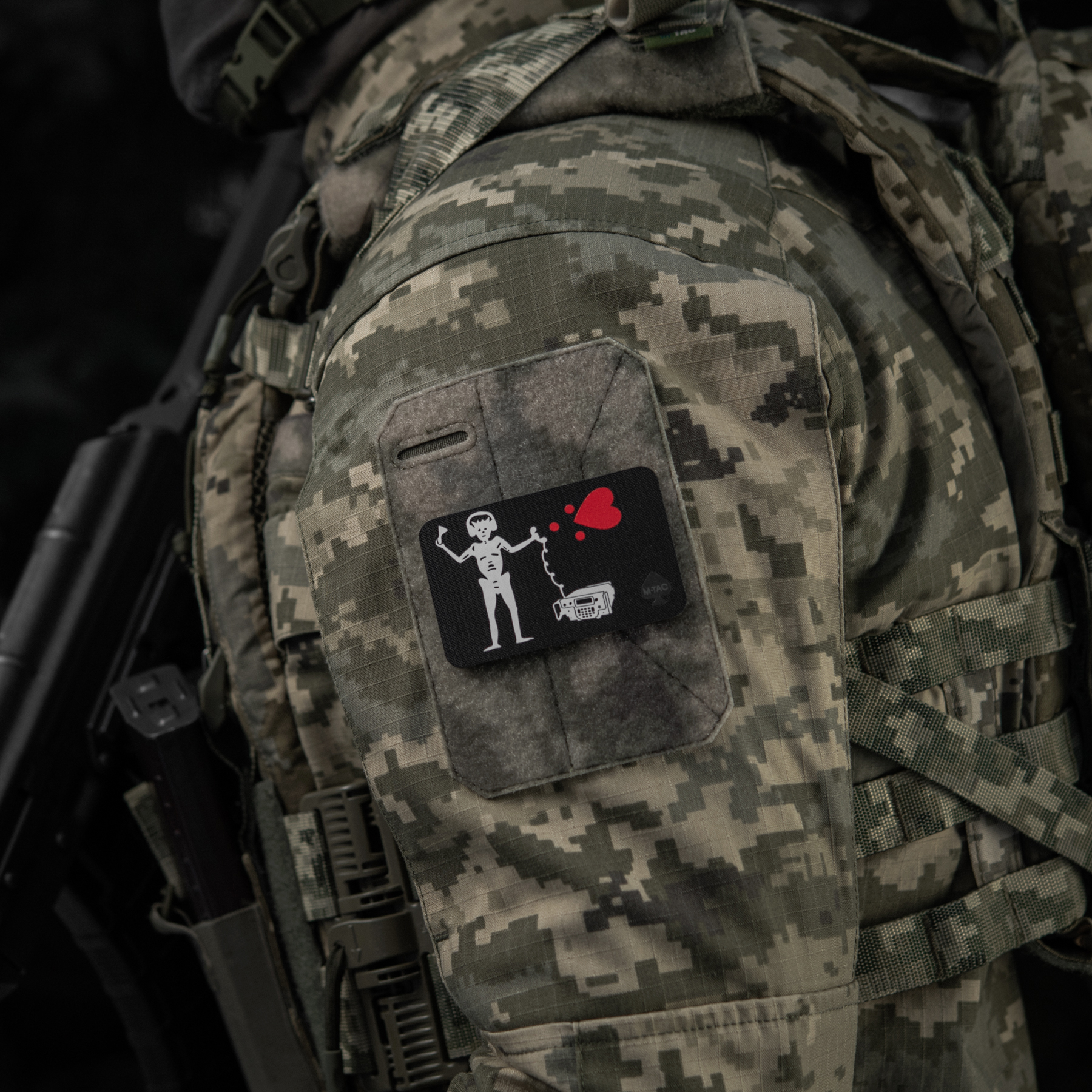 M-Tac нашивка прапор Чорна Борода звязківець Black — 10