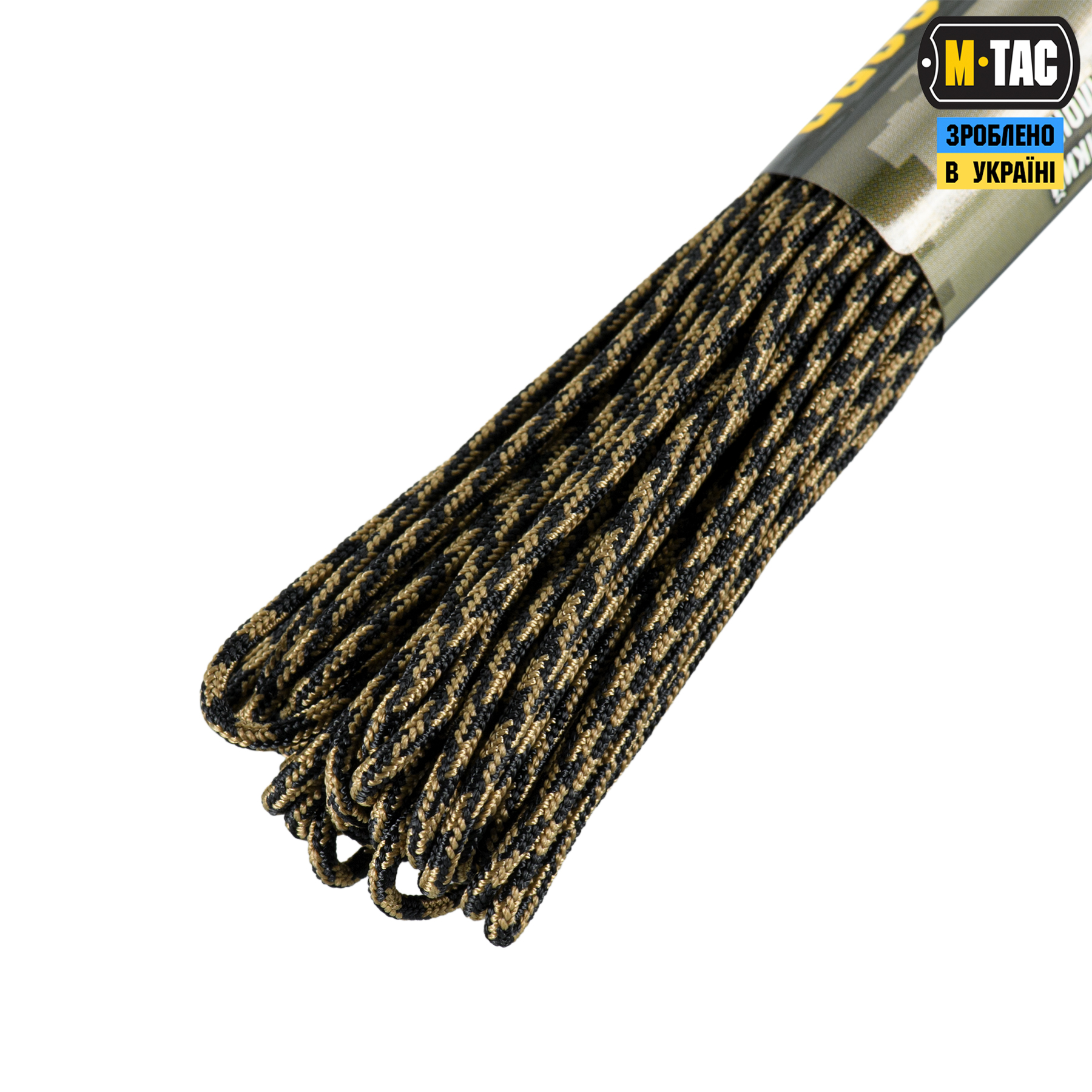 M-Tac паракорд Minicord Mil-Spec 15m Black/Coyote — 4