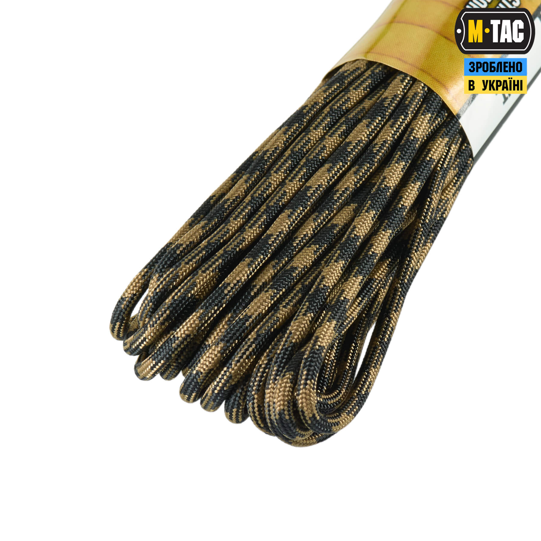 M-Tac паракорд 475 15m Black/Coyote — 4
