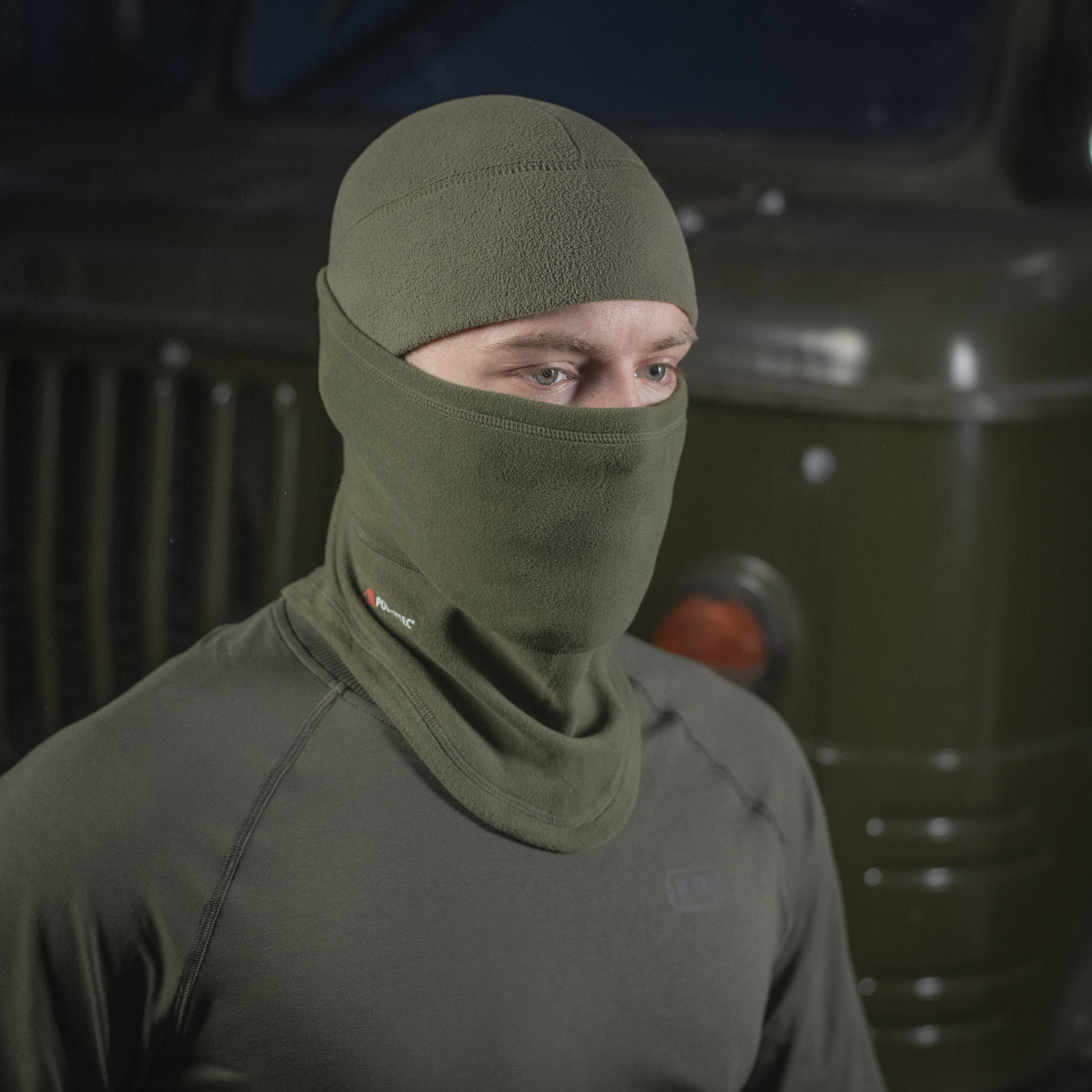 M-Tac шарф-труба анатомический Polartec Army Olive — 15