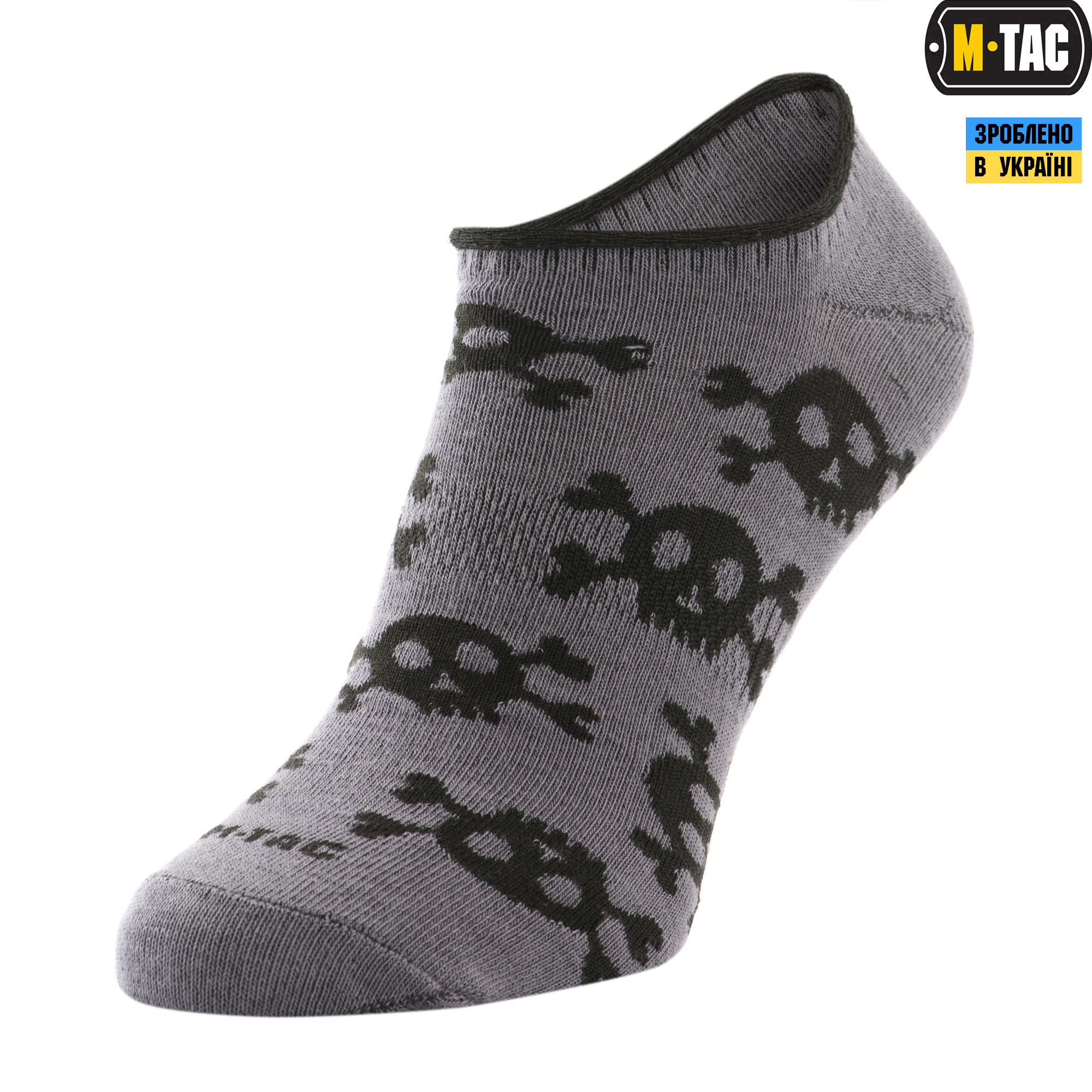 M-Tac носки летние легкие Pirate Skull Dark Grey — 2