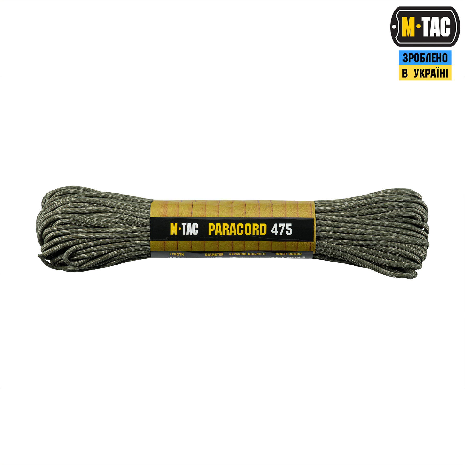 M-Tac паракорд 475 30m Ranger Green — 2