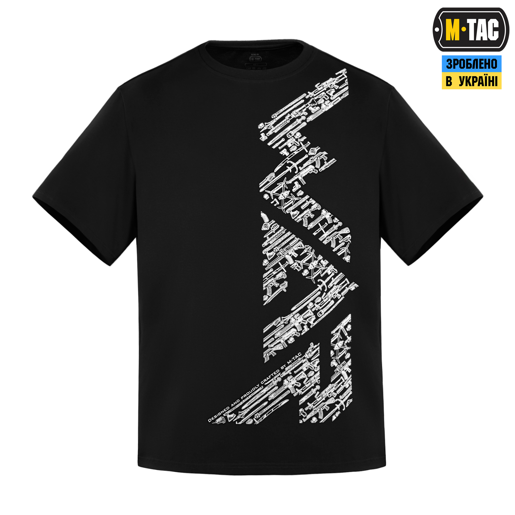 M-Tac футболка WAR Cotton Hard Black/White — 3