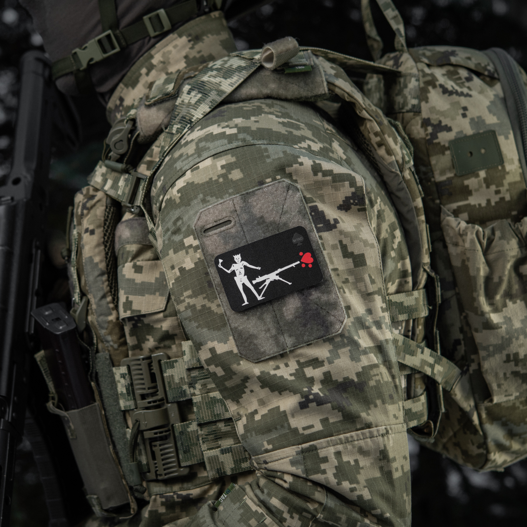 M-Tac нашивка прапор Чорна Борода СПГ-9 Black — 9
