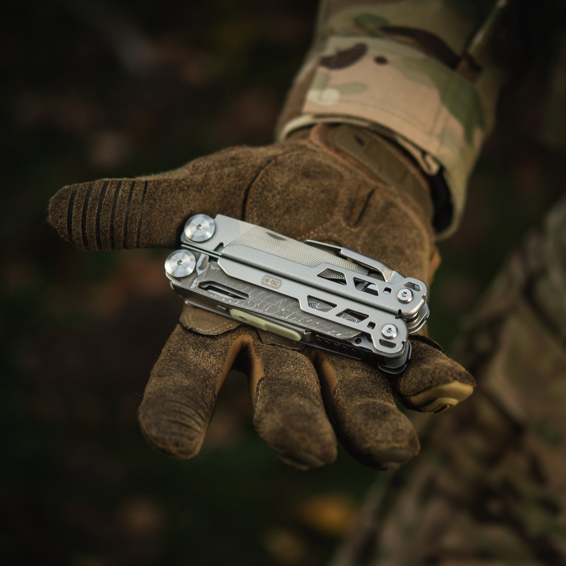 M-Tac мультитул Type 12 Steel/Damascus — 47