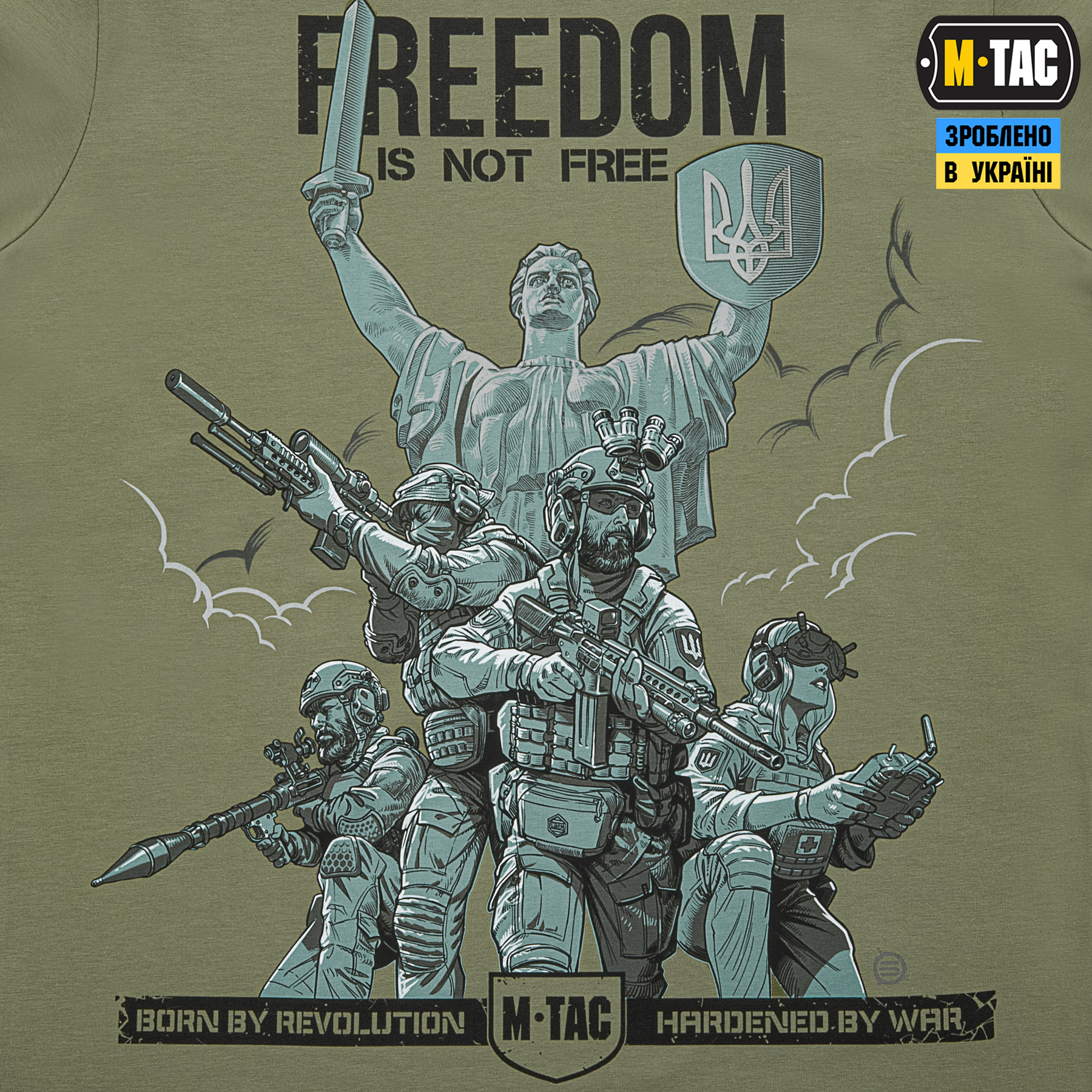 M-Tac футболка Freedom Light Olive — 6