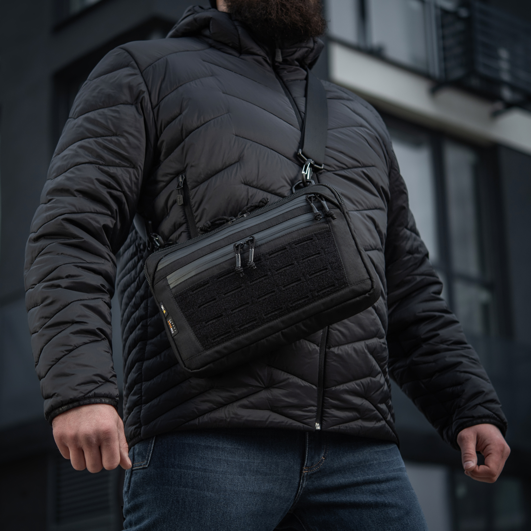 M-Tac сумка Admin Bag Medium Elite с липучкой Black — 14