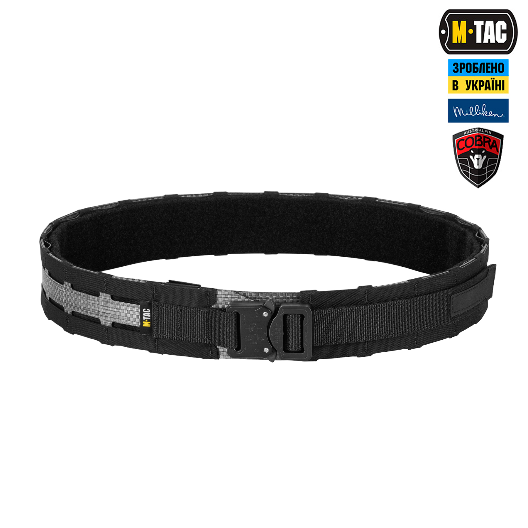 M-Tac ремень Tiger Belt Cobra Buckle Black — 2