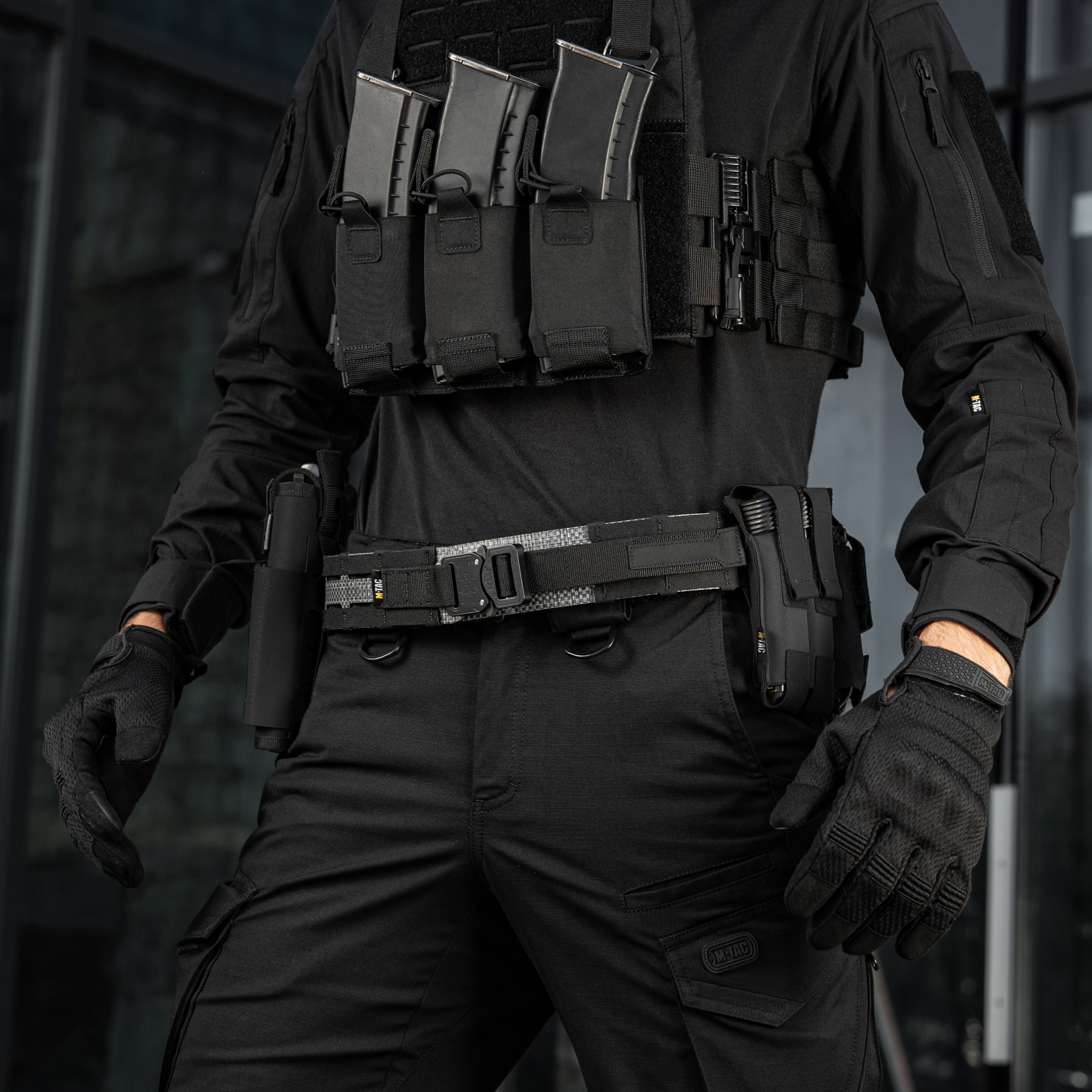 M-Tac ремень Tiger Belt Cobra Buckle Black — 34