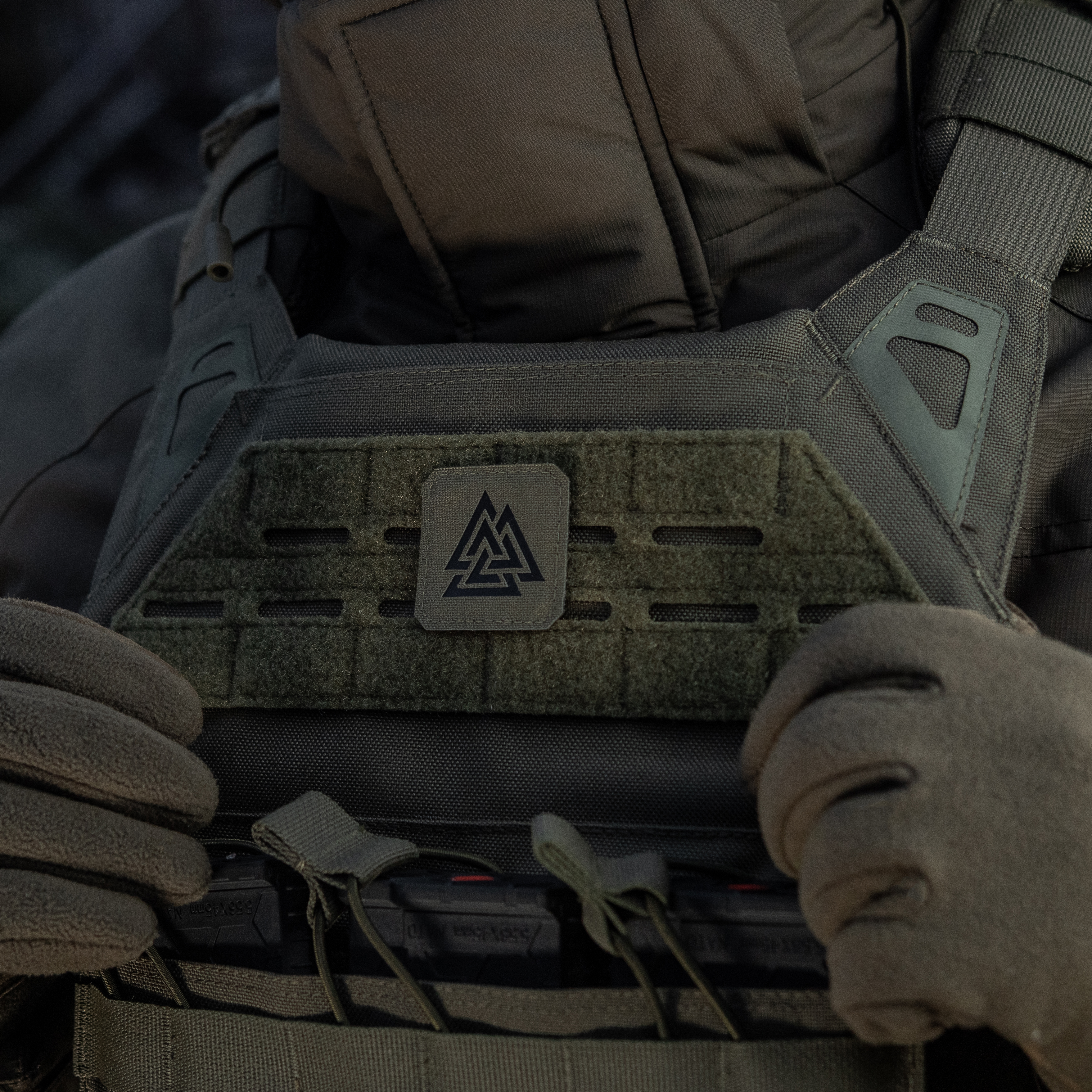 M-Tac нашивка Валькнут Laser Cut Ranger Green/Black — 5
