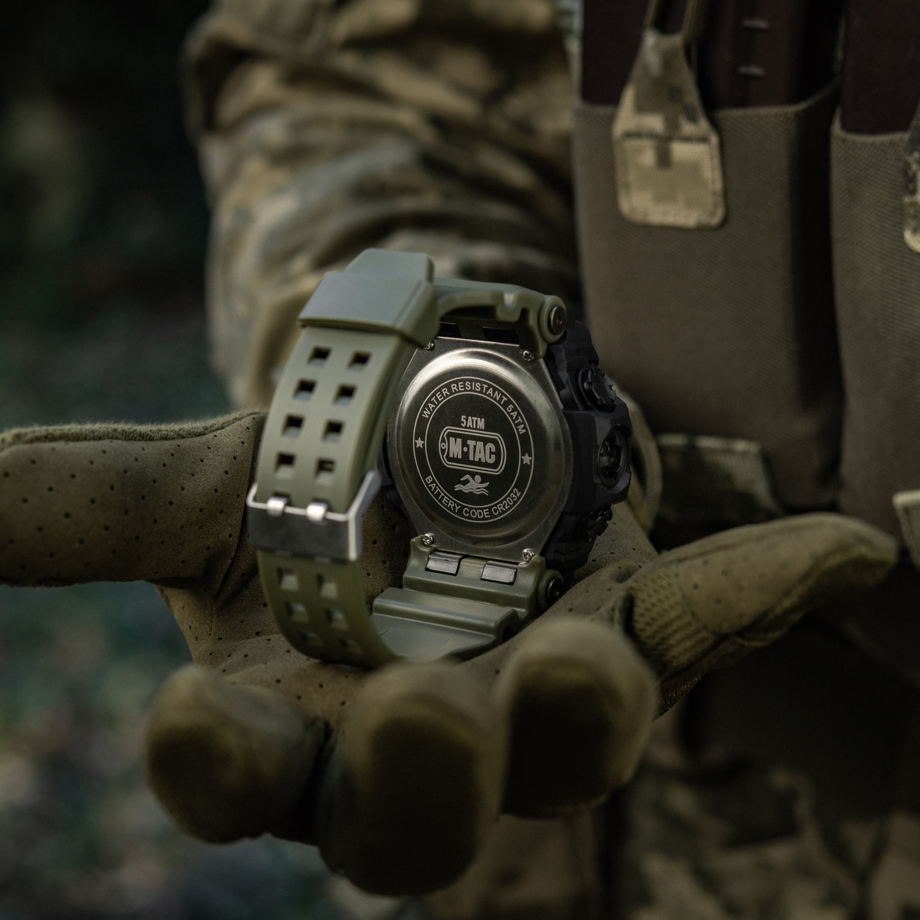 M-Tac часы тактические 2037 Army Green — 20