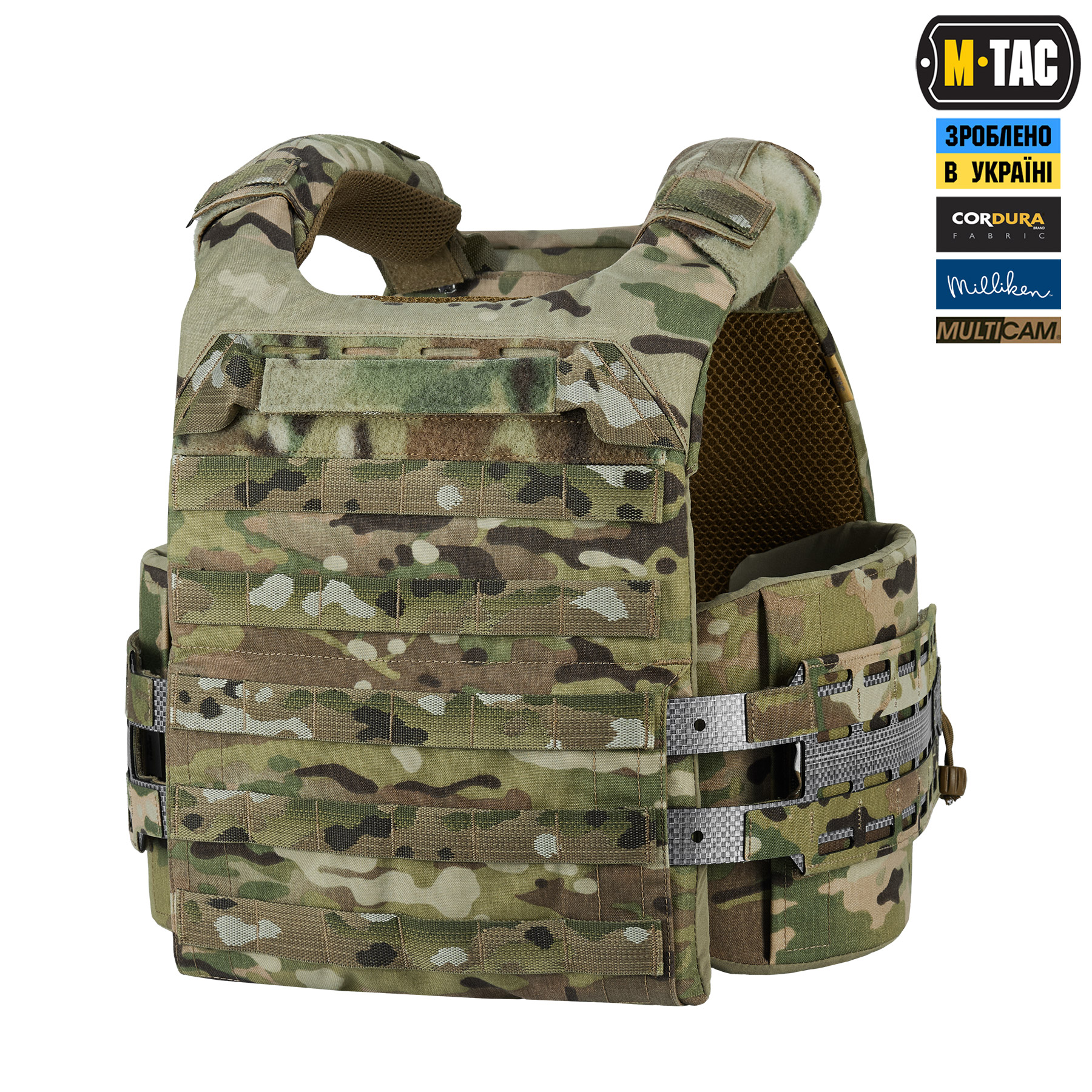 M-Tac плитоноска Cuirass Tiger Elite (розмір плити L) Multicam — 5