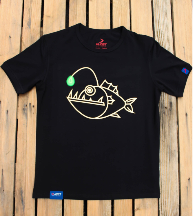 Klost футболка Anglerfish чорна