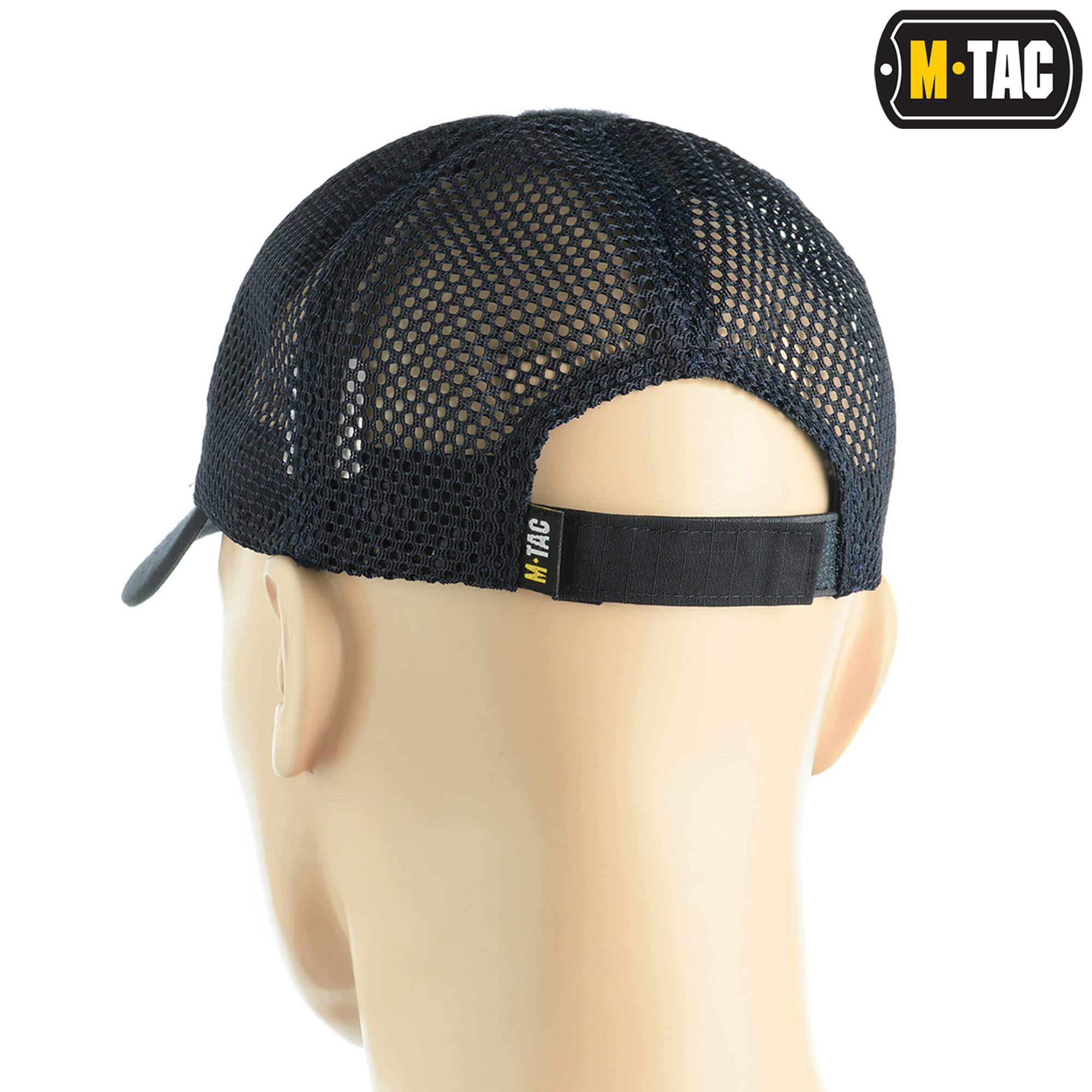 M-Tac бейсболка с липучкой и сеткой Flex рип-стоп Dark Navy Blue — 4