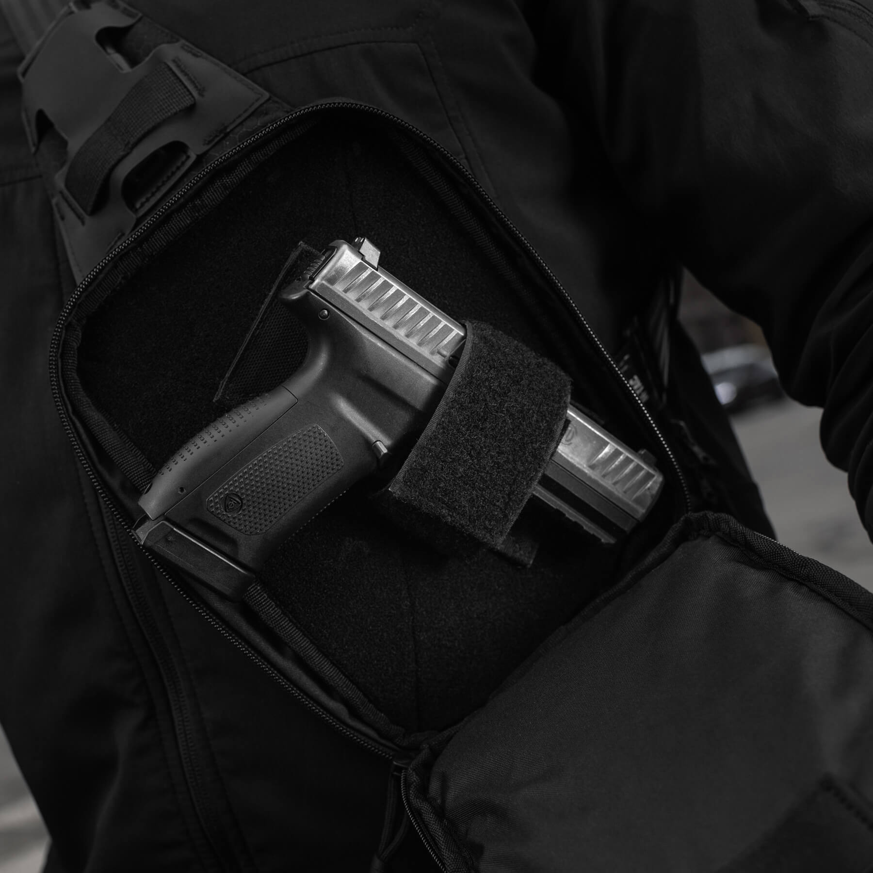 M-Tac сумка Sling Pistol Bag Hex Black — 27