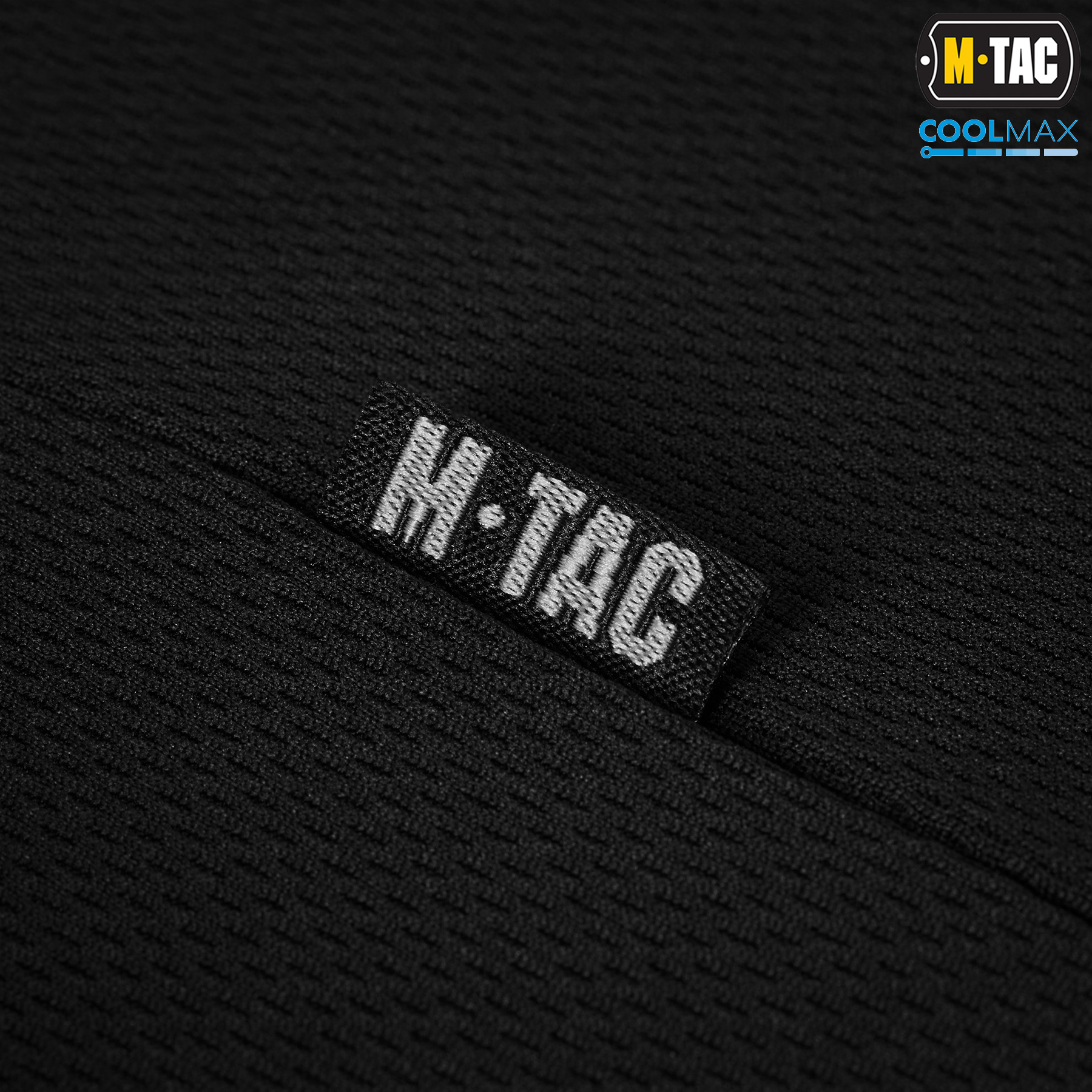 M-Tac поло Elite Coolmax Black/Dark Navy Blue — 10