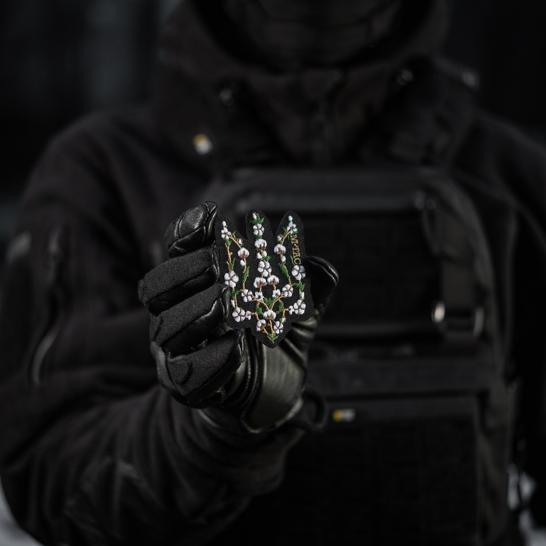 M-Tac нашивка Бавовна (вишивка) Black — 12
