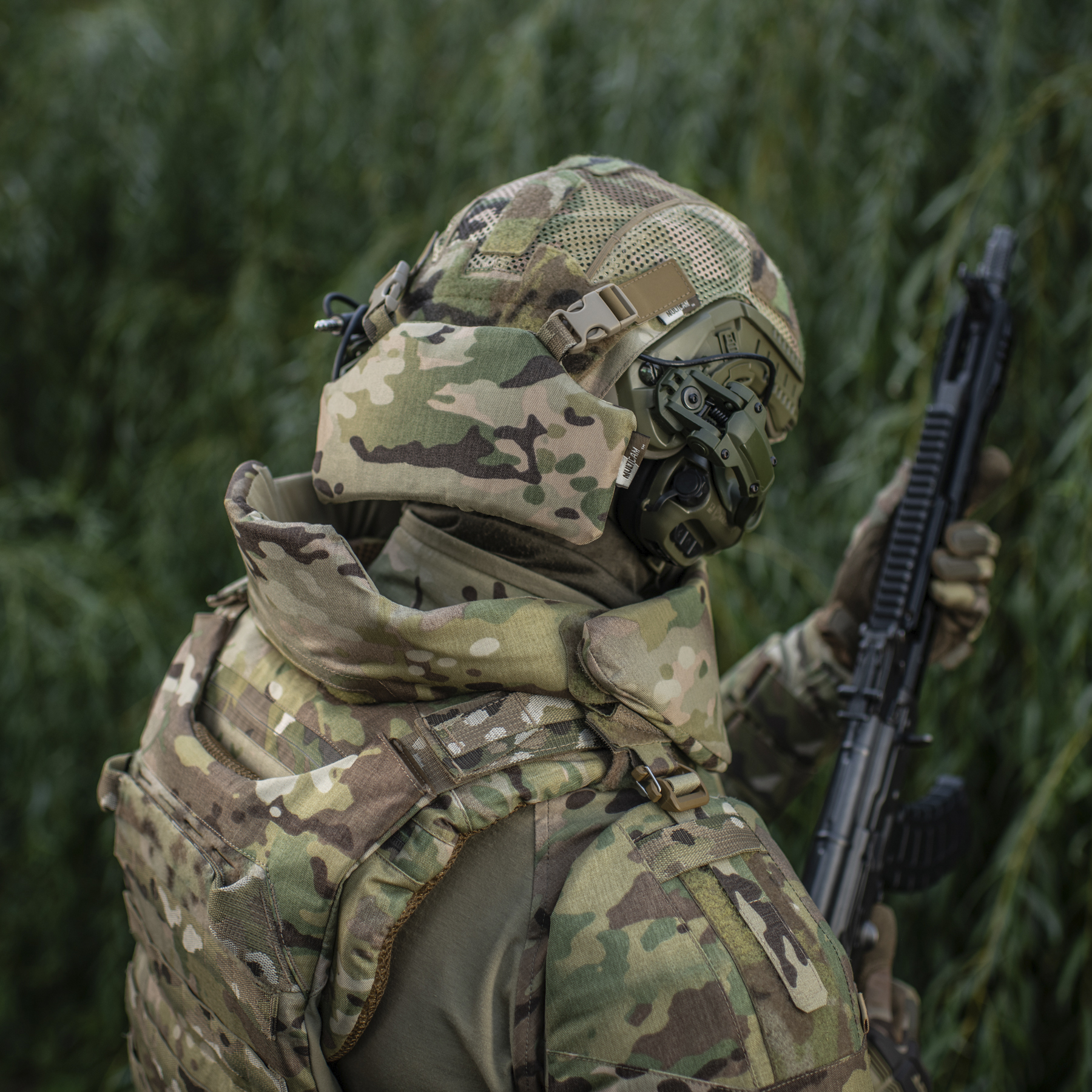 M-Tac Баллистическая защита затылка с креплением на шлем 1 класс защиты (FMS) Multicam — 20