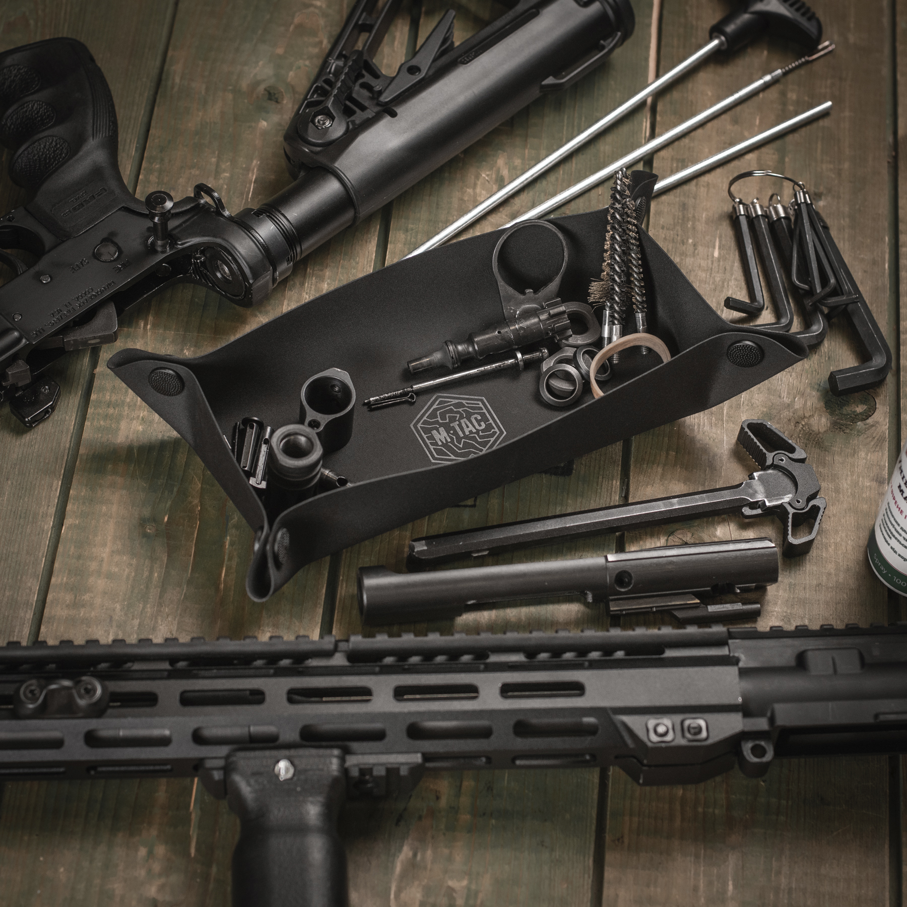 M-Tac лоток для обслуживания оружия в полевых условиях 18х30 см Black — 6