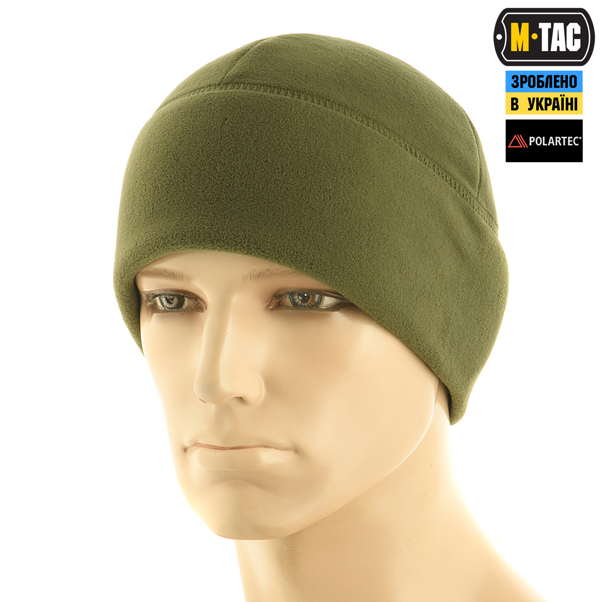 M-Tac шапка Watch Cap флис Polartec Army Olive — 2