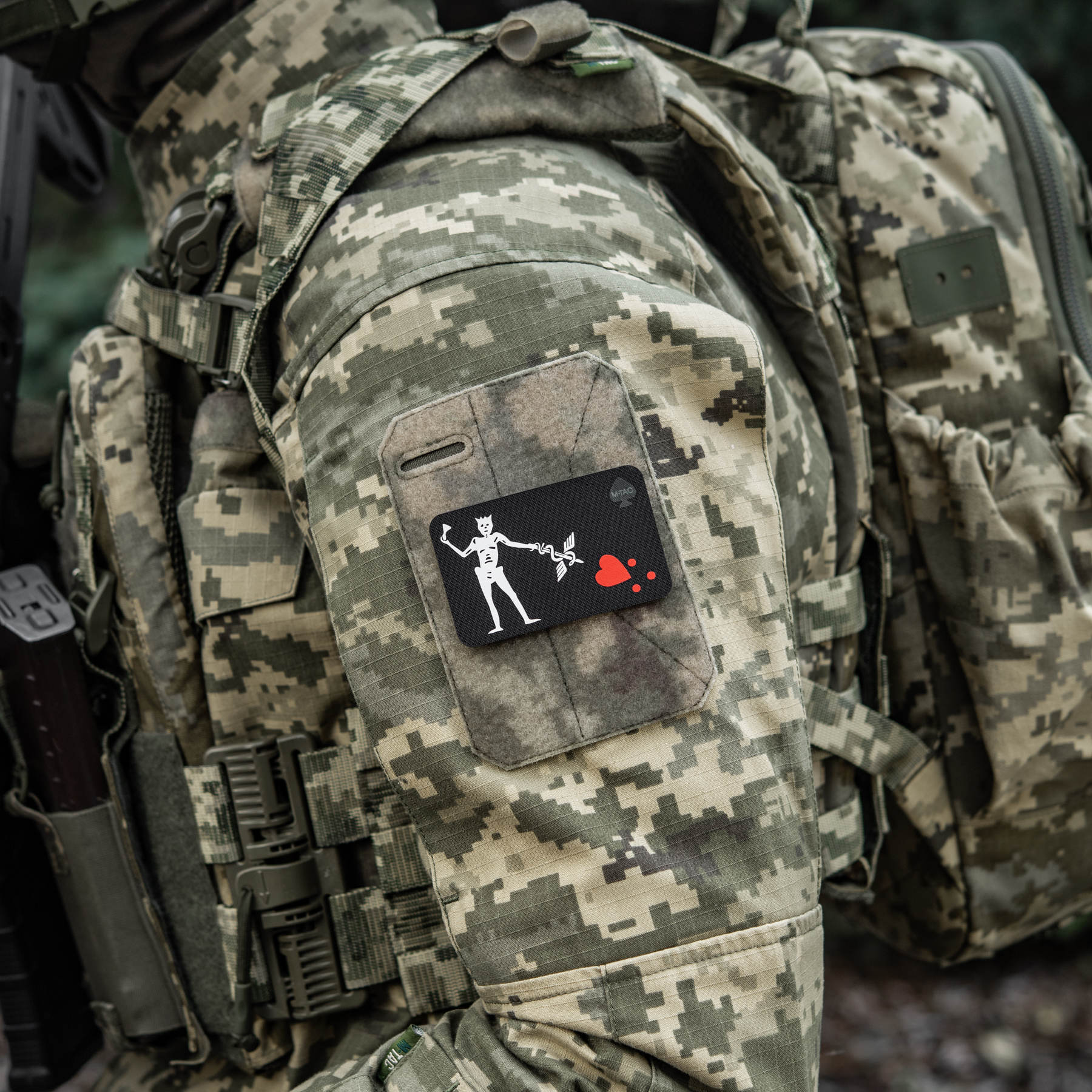 M-Tac нашивка прапор Чорна Борода Медик Black — 10