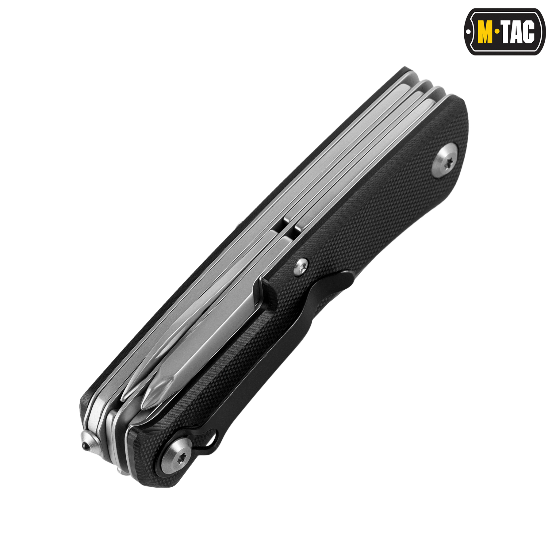 M-Tac нож складной Type 9 (6 инструментов) Black/Steel — 8