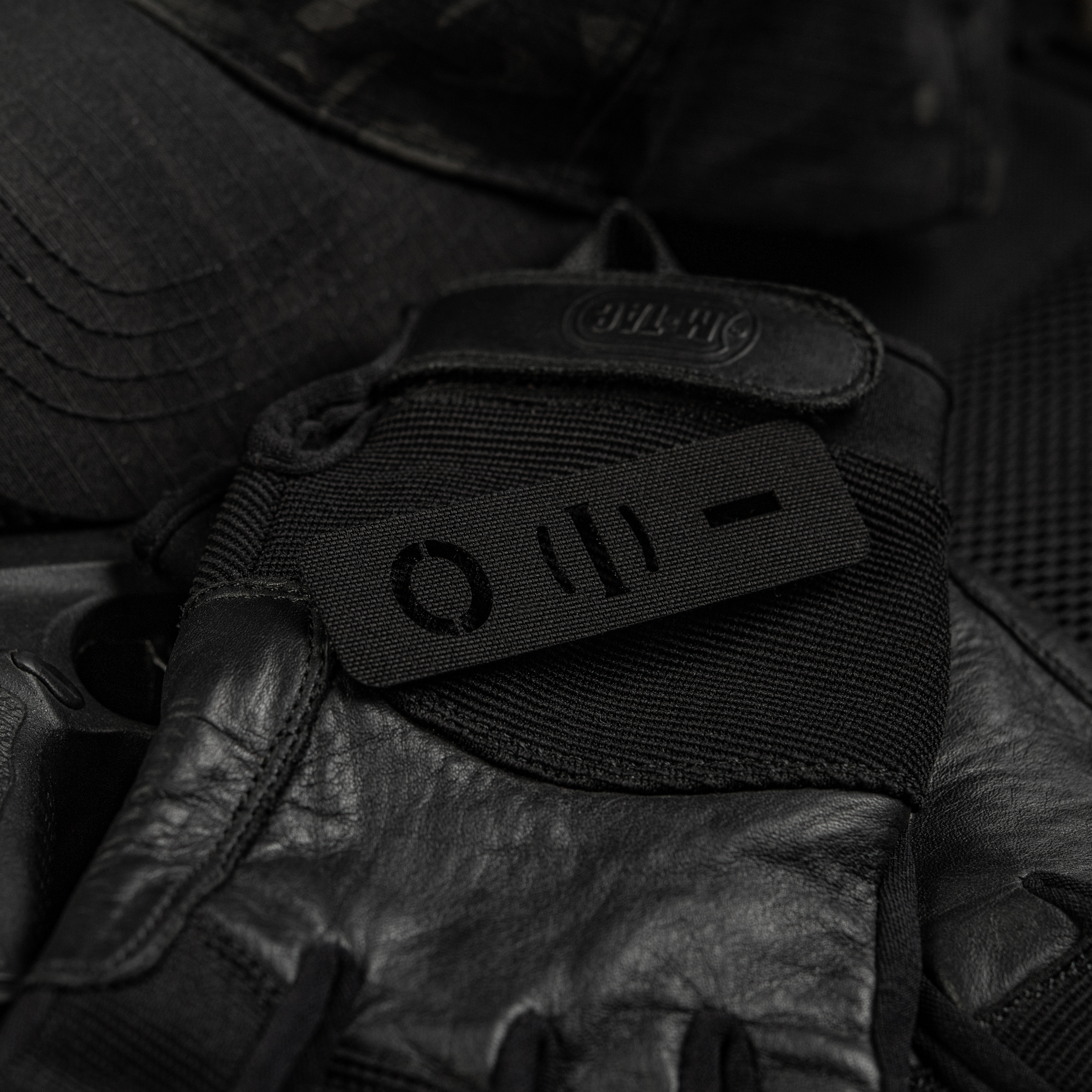 M-Tac нашивка группа крови O (I) - сквозная Laser Cut 25х80 Black — 3