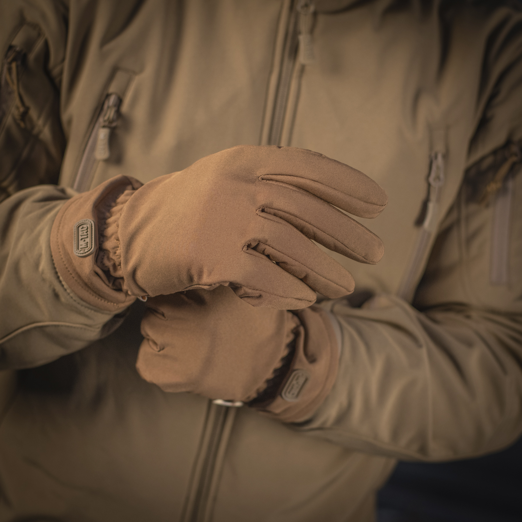M-Tac перчатки демисезонные Soft Shell Coyote — 12