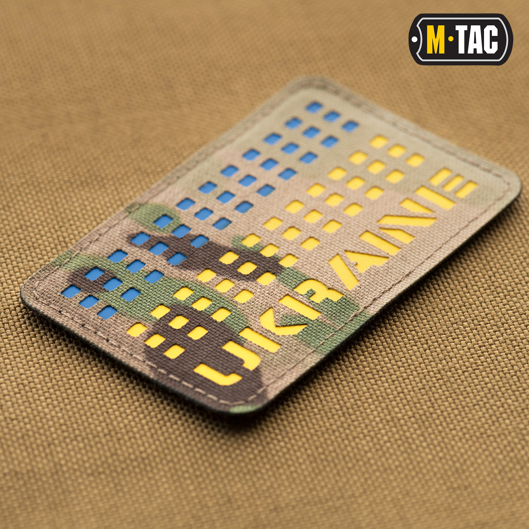 M-Tac нашивка Ukraine Laser Cut Multicam/Yellow/Blue — 3