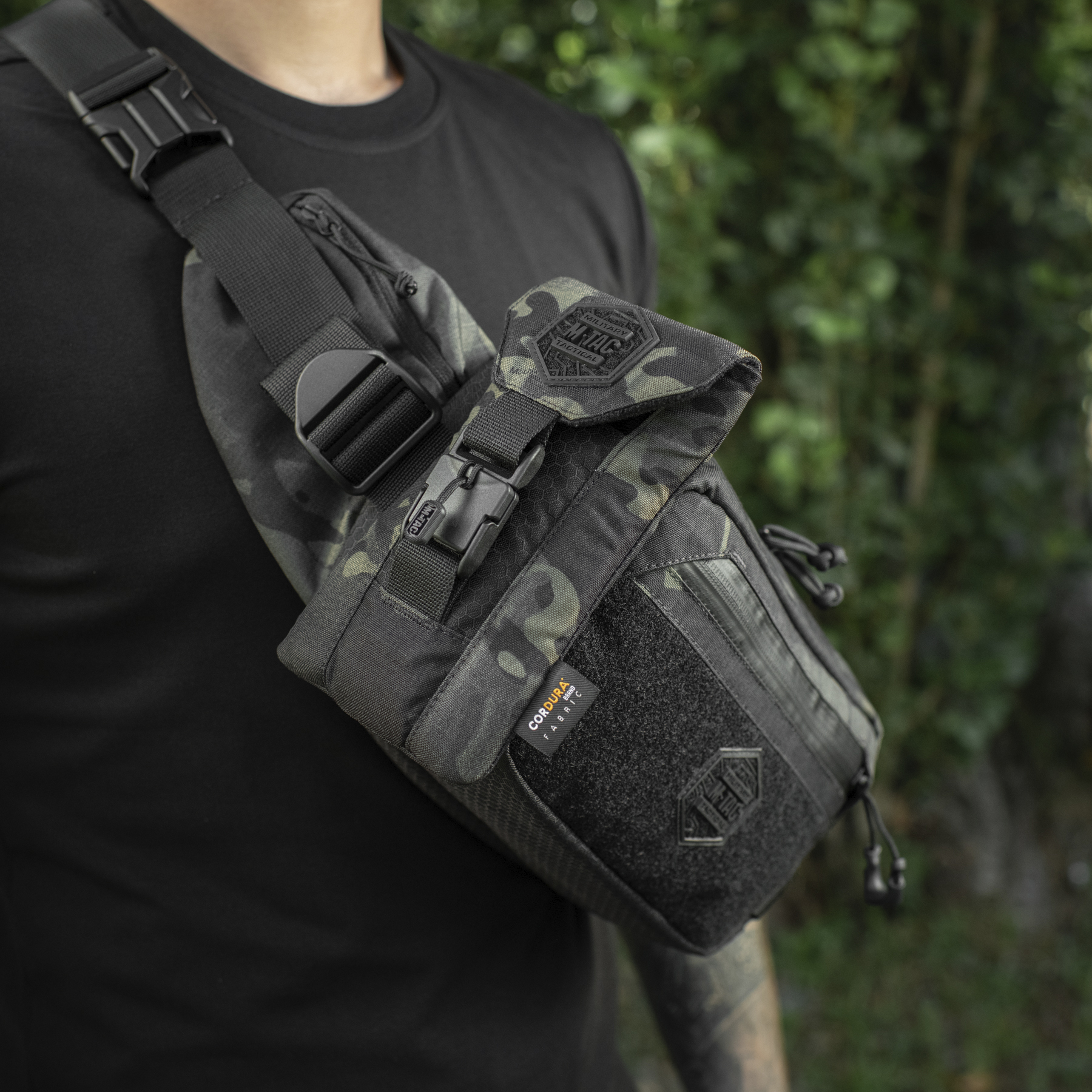 M-Tac подсумок для смартфона Elite Large Hex Multicam Black/Black — 8
