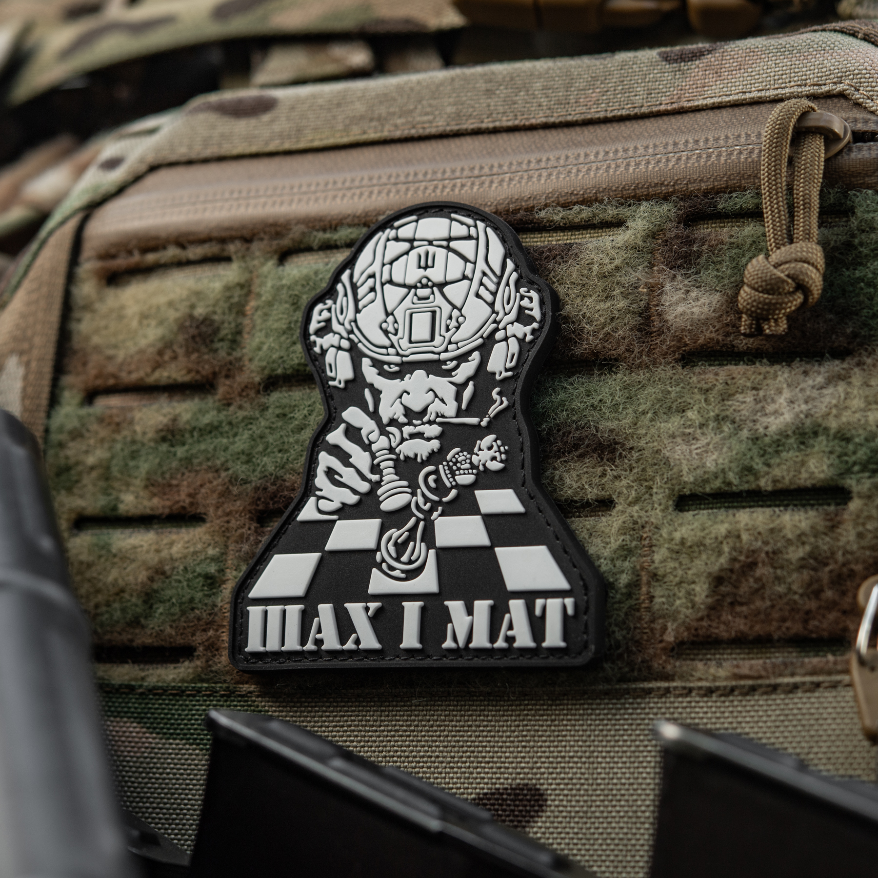 M-Tac нашивка Шах і Мат Black/White — 4