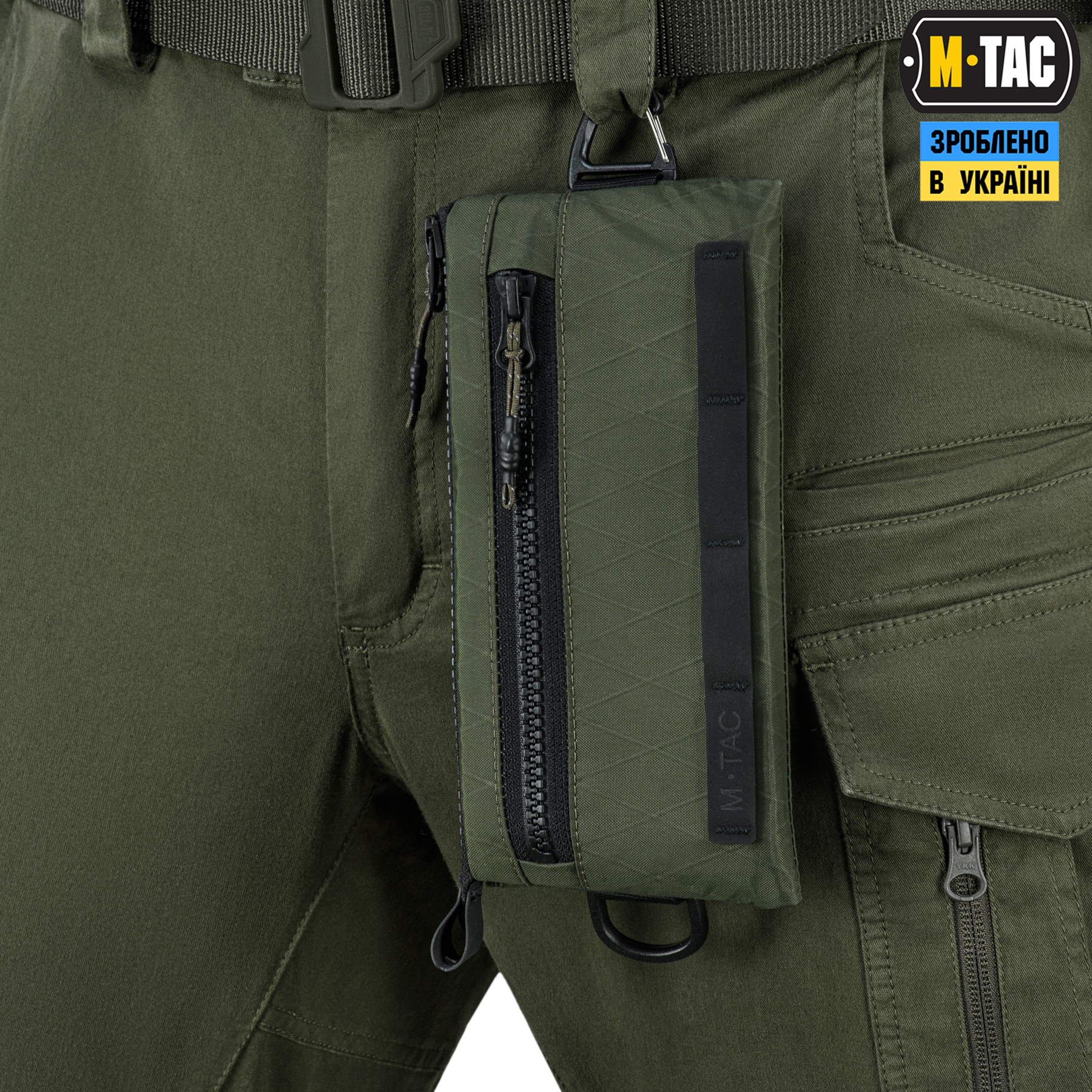 M-Tac кошелек горизонтальный с карабином X-Pac Elite Ranger Green — 9