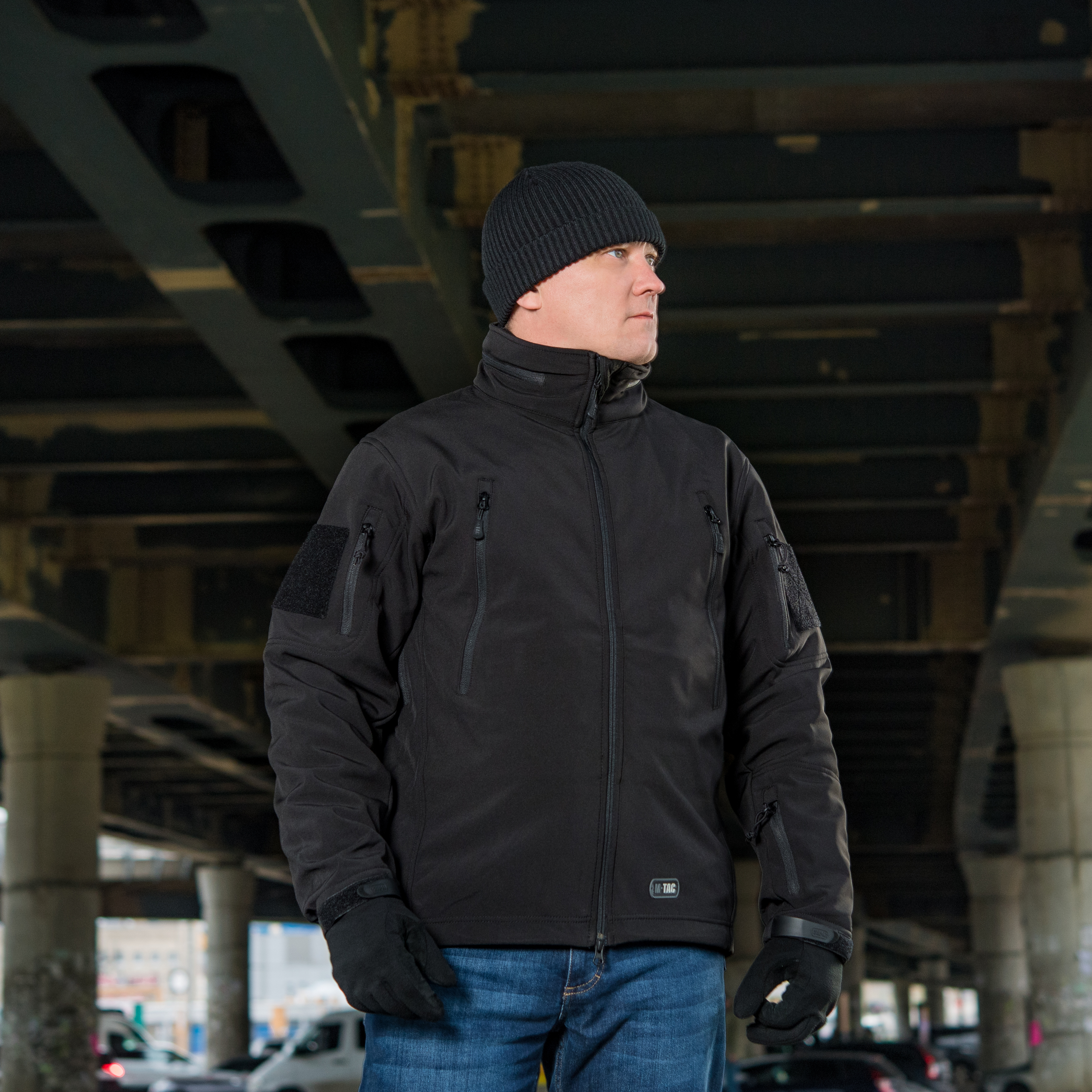 M-Tac куртка Soft Shell с подстежкой Black — 11