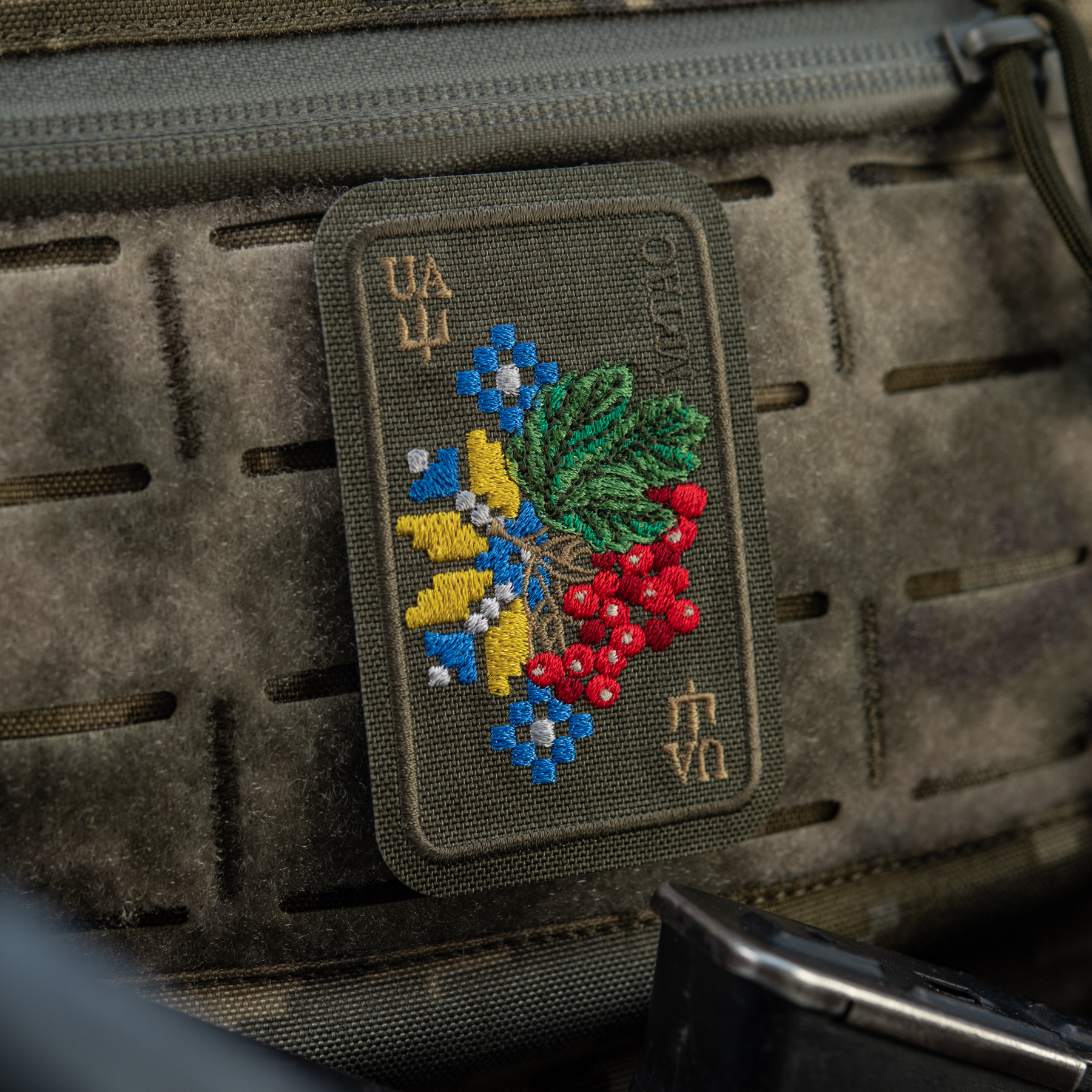 M-Tac нашивка Орнамент Калина (вышивка) Ranger Green — 7