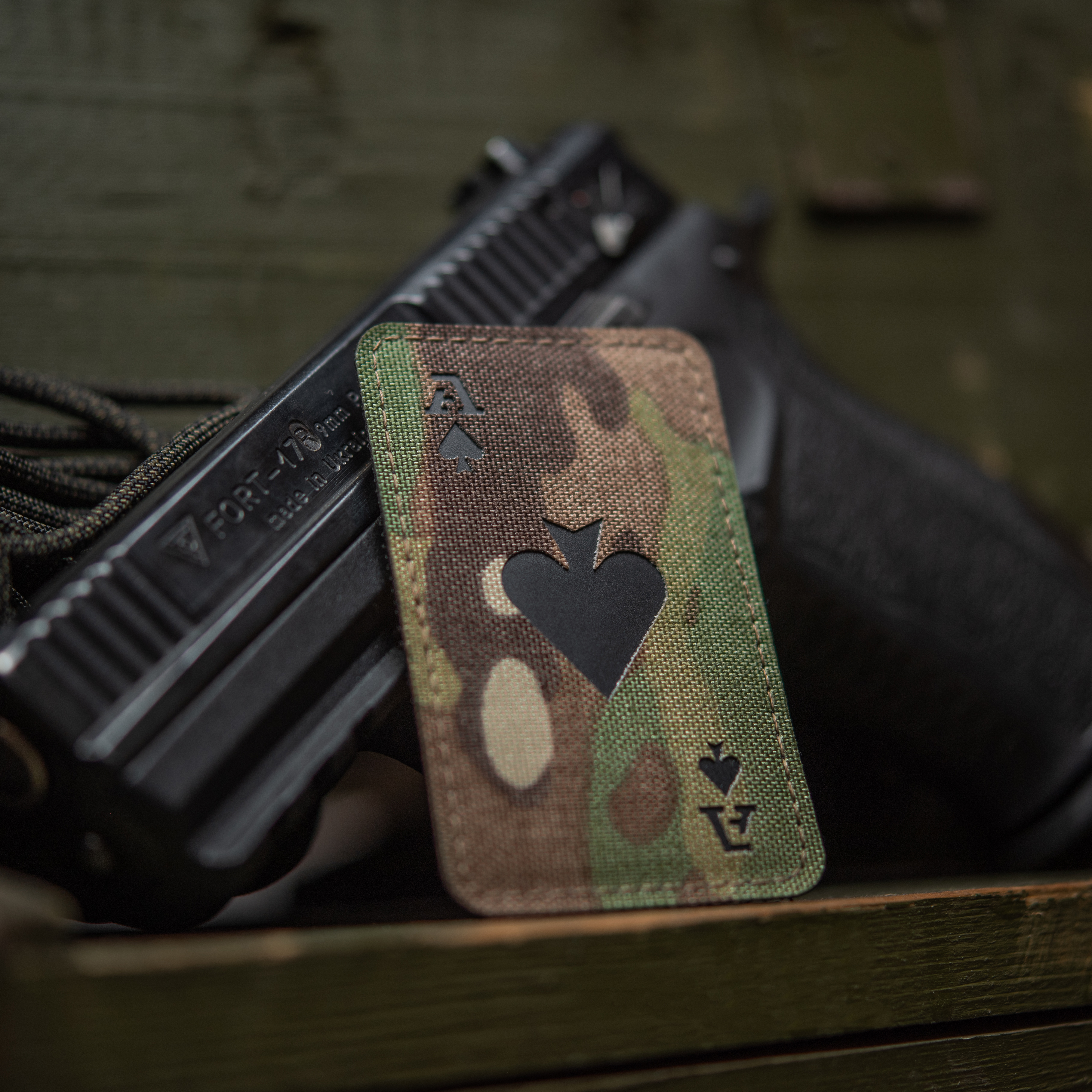 M-Tac нашивка Ace of Spades Laser Cut Multicam/Black — 5