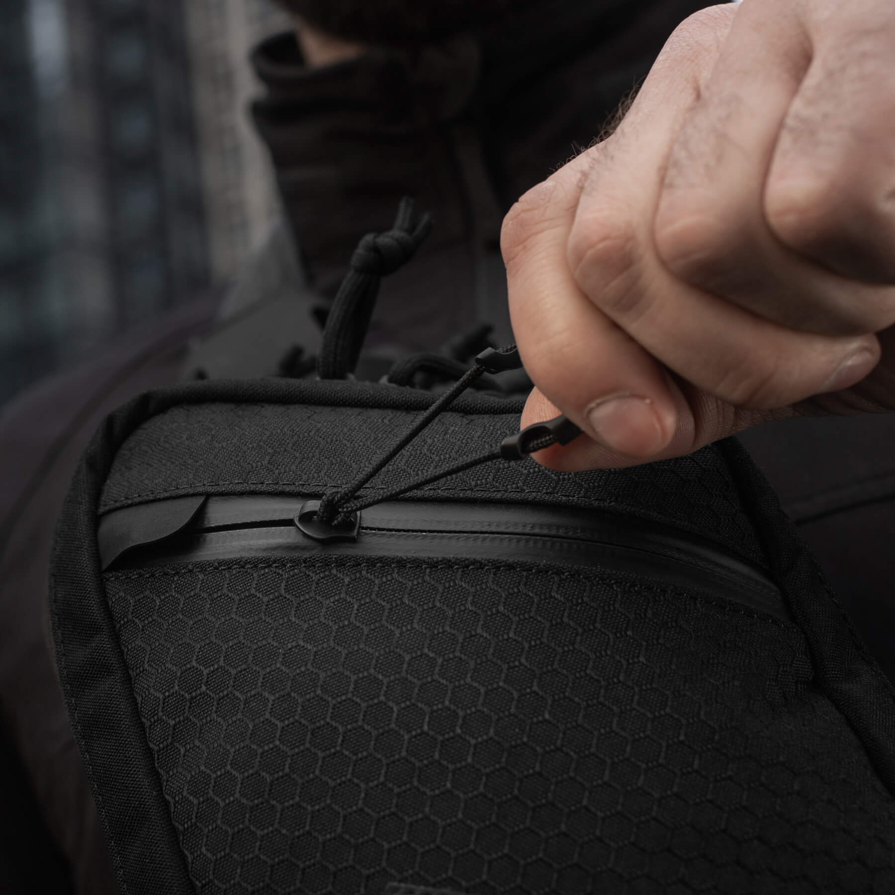M-Tac сумка Sling Pistol Bag Hex Black — 21