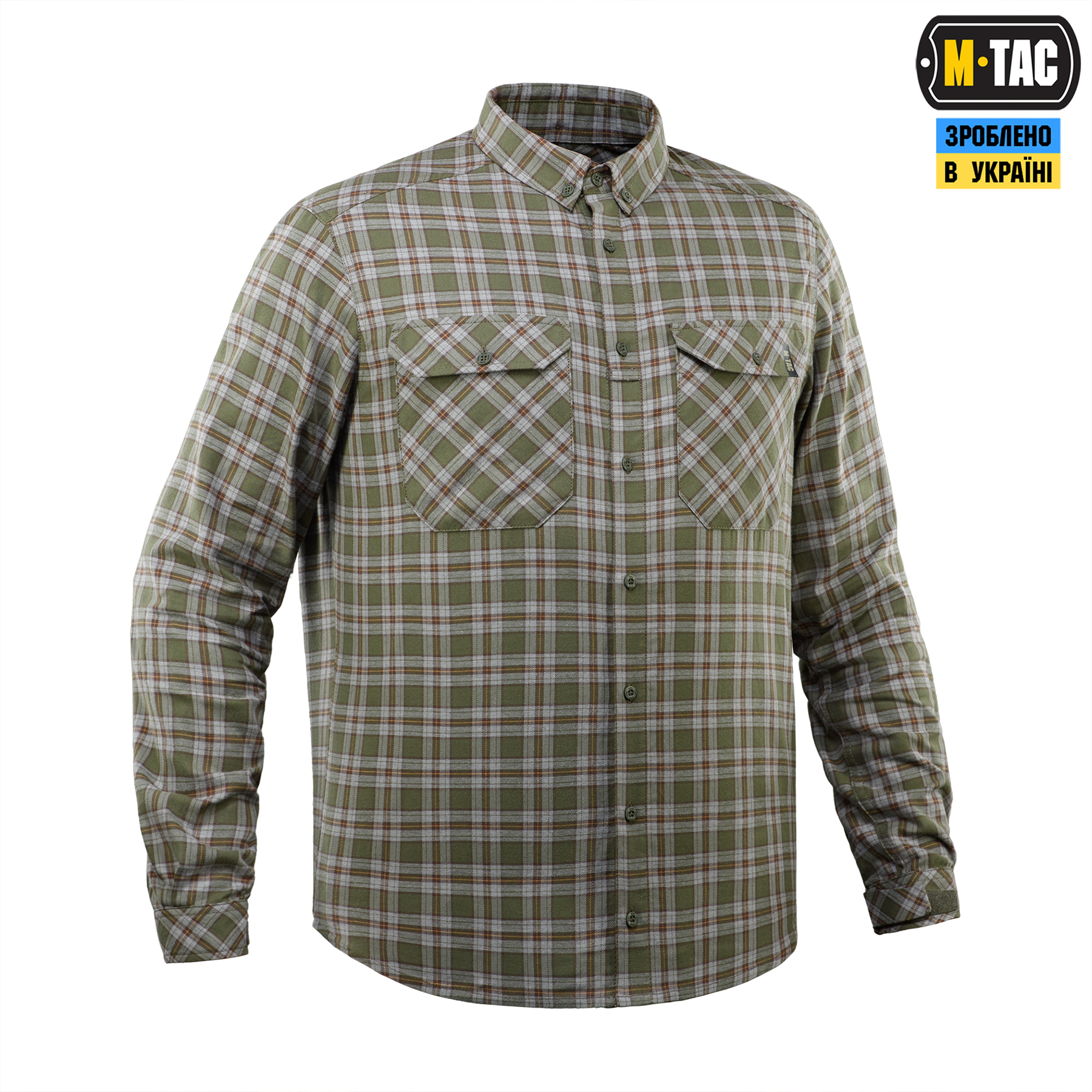 M-Tac рубашка Lumberjack Cotton Shirt Olive/Grey — 4
