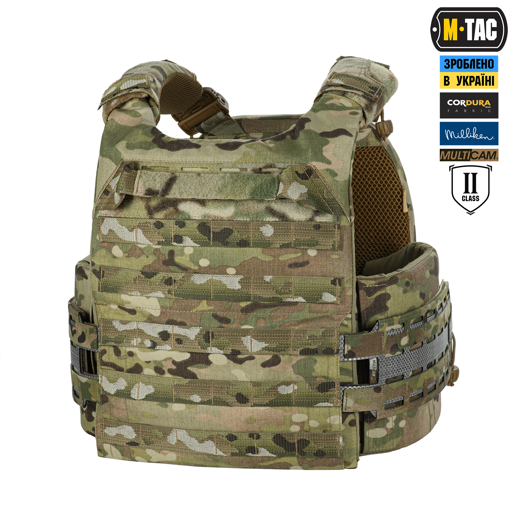 M-Tac плитоноска Cuirass Tiger FAST Elite 2 клас захисту (розмір плити М) Multicam — 5